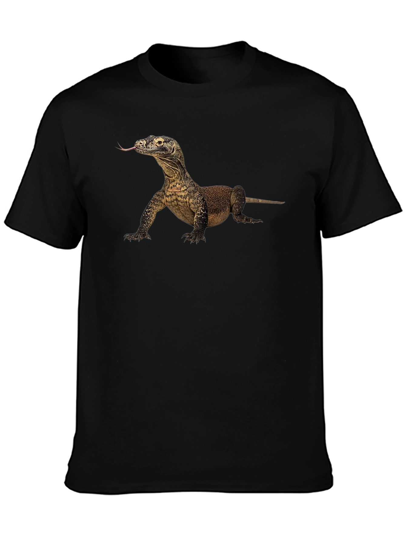 Komodo Dragon Graphic T-Shirt - Black