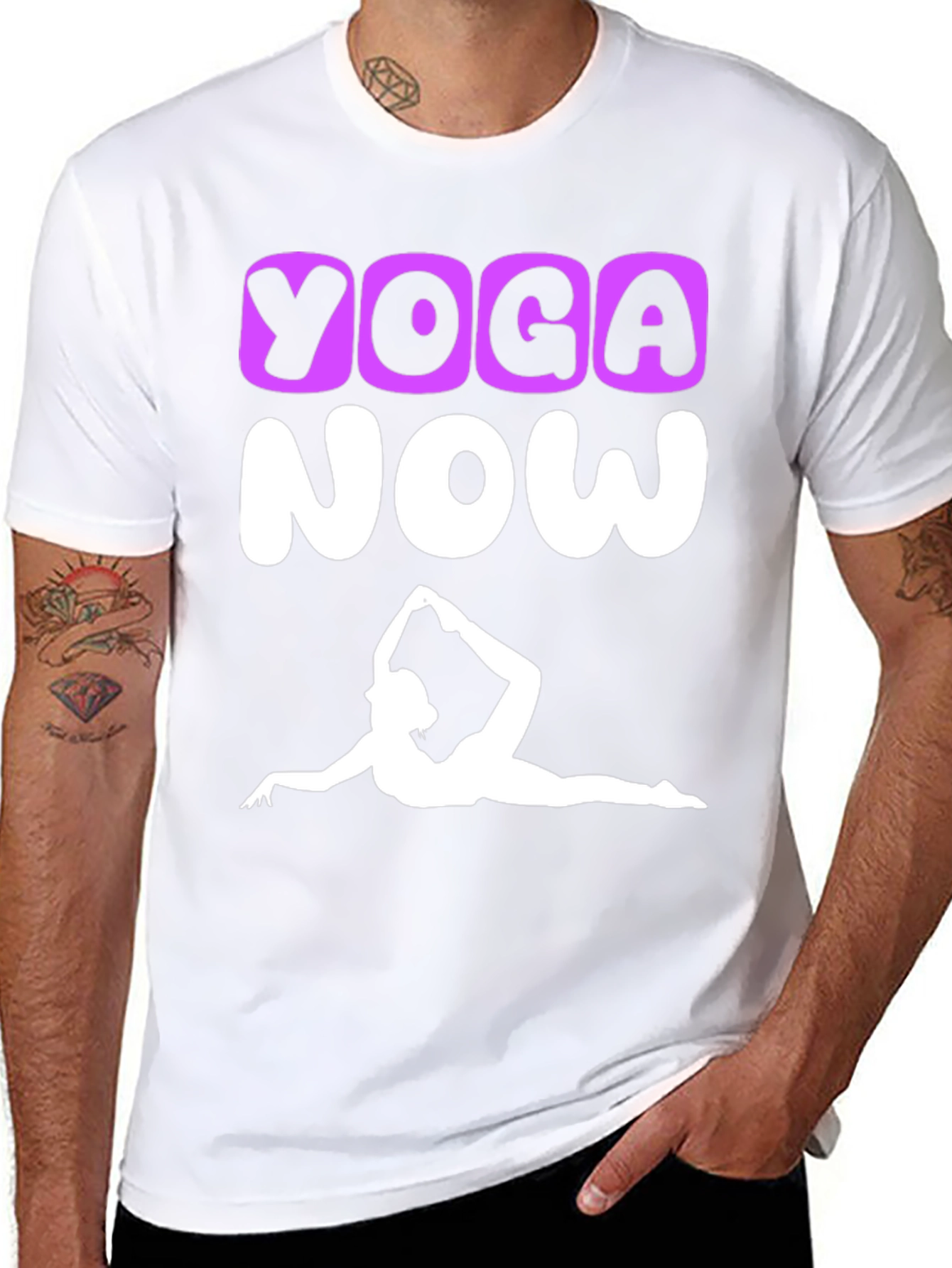 Yoga Now Graphic T-Shirt for Fitness & Style