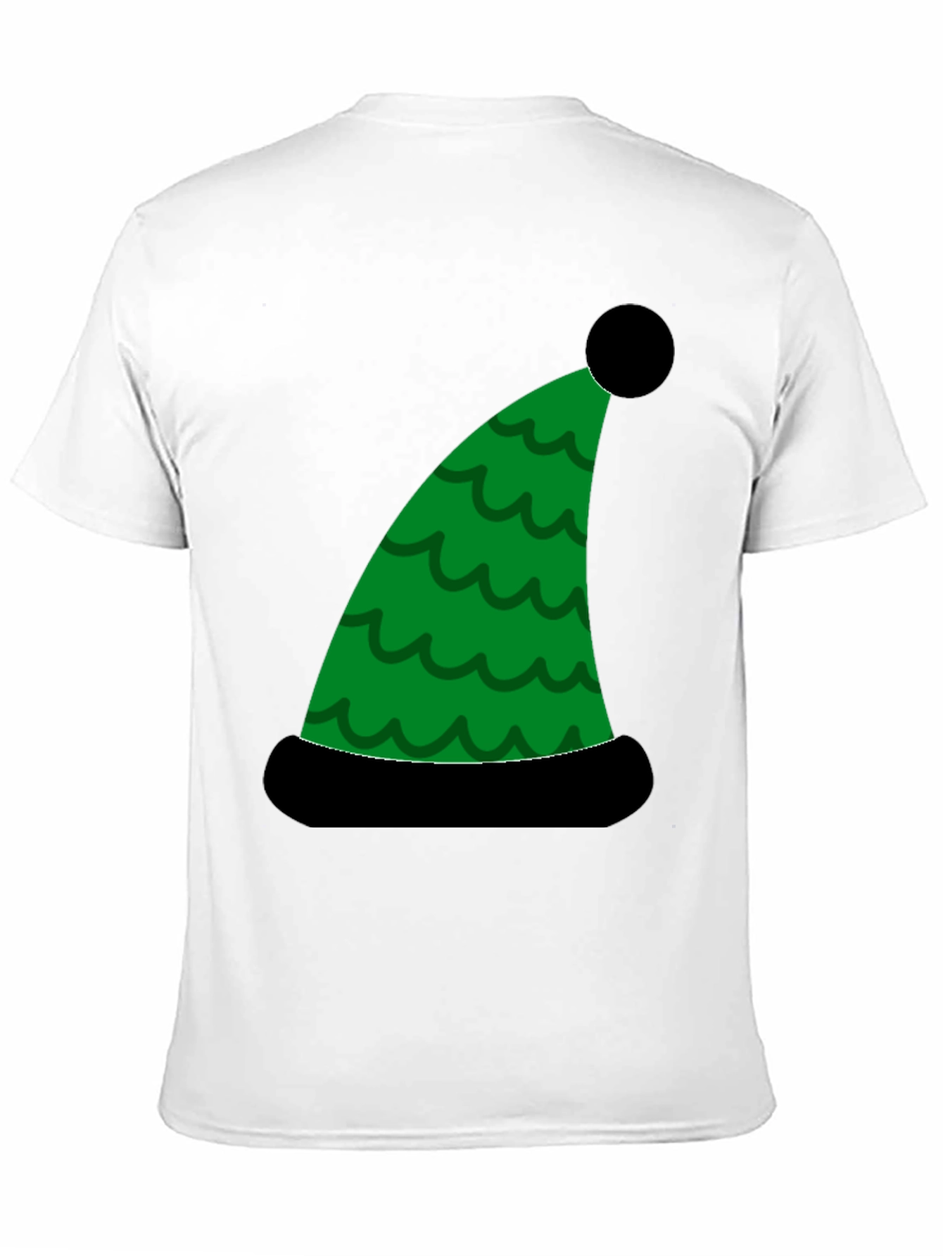 Holiday Elf Hat Graphic Tee - Festive Fun!