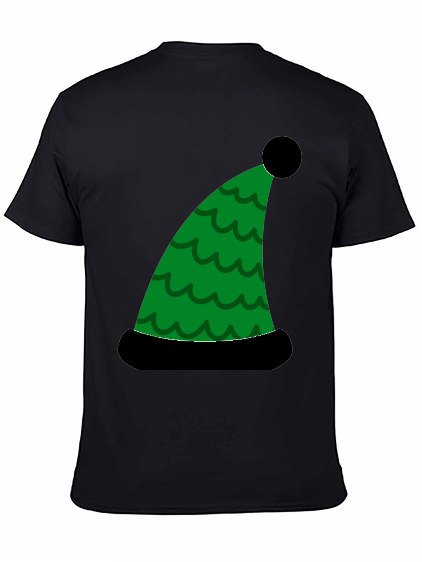 Holiday Elf Hat Graphic Tee - Festive Fun!