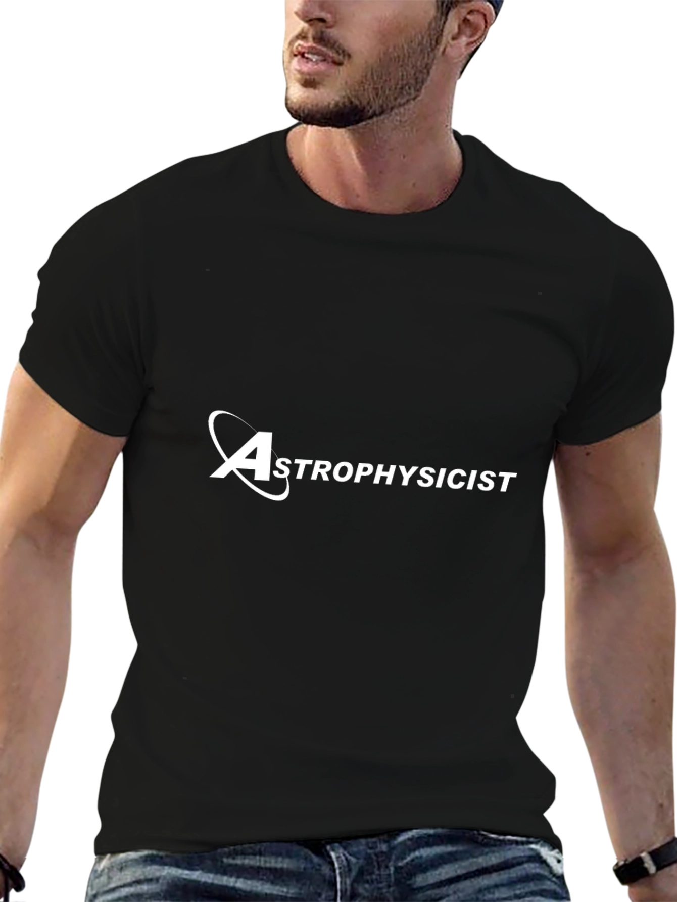 Astrophysicist T-Shirt - Black Cotton Tee