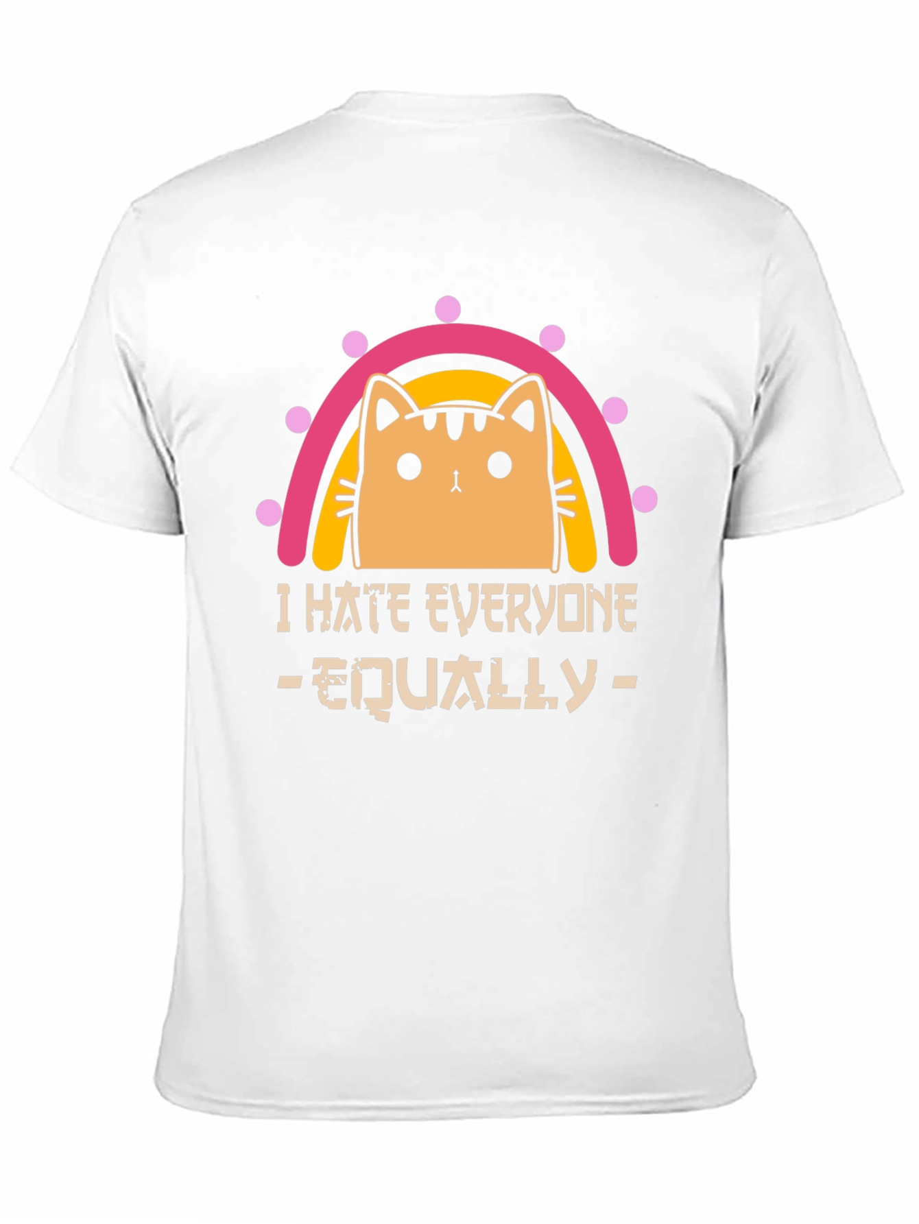 I Hate Everyone Equally Cat T-Shirt