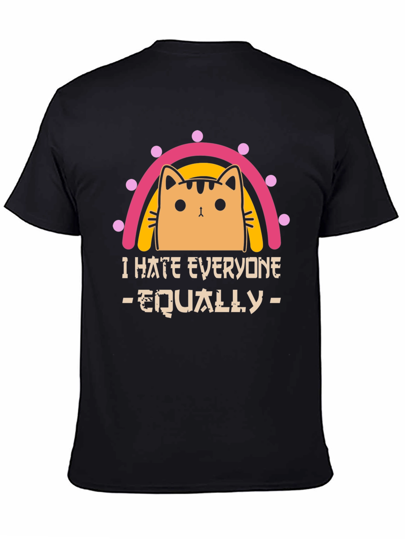I Hate Everyone Equally Cat T-Shirt