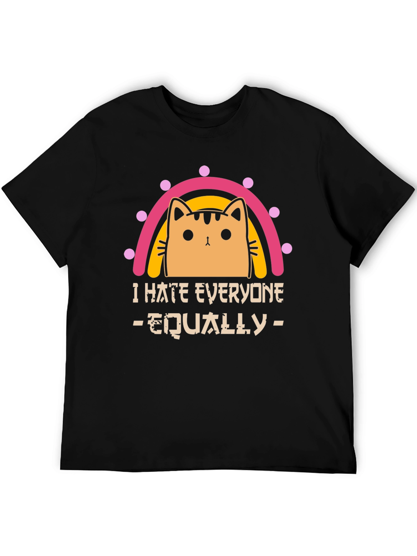 I Hate Everyone Equally Cat T-Shirt