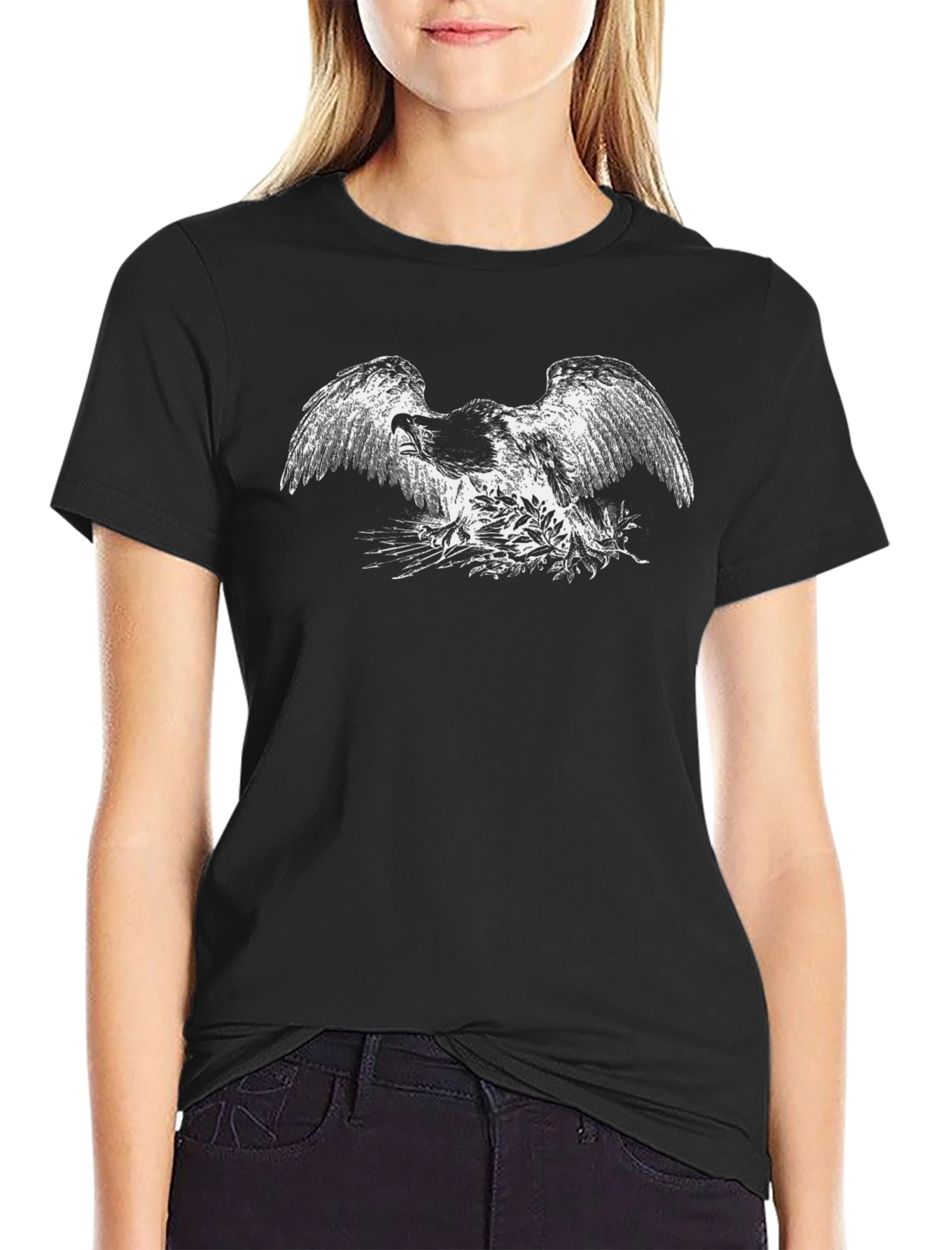 Black Eagle Graphic Tee - Menswear