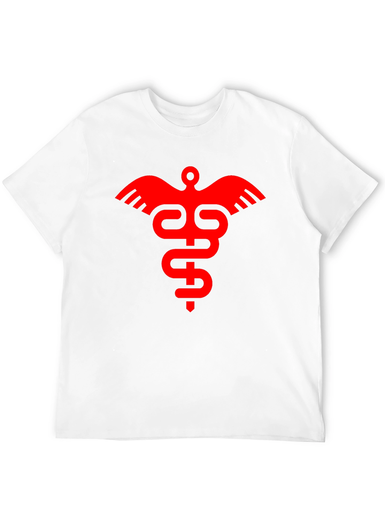 Medical Symbol Graphic Tee - Stylish Black T-Shirt