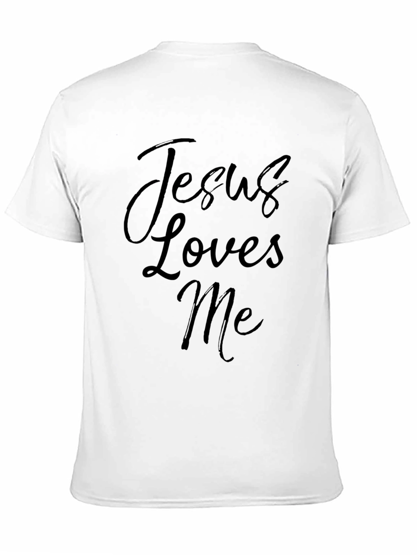 Jesus Loves Me Black T-Shirt