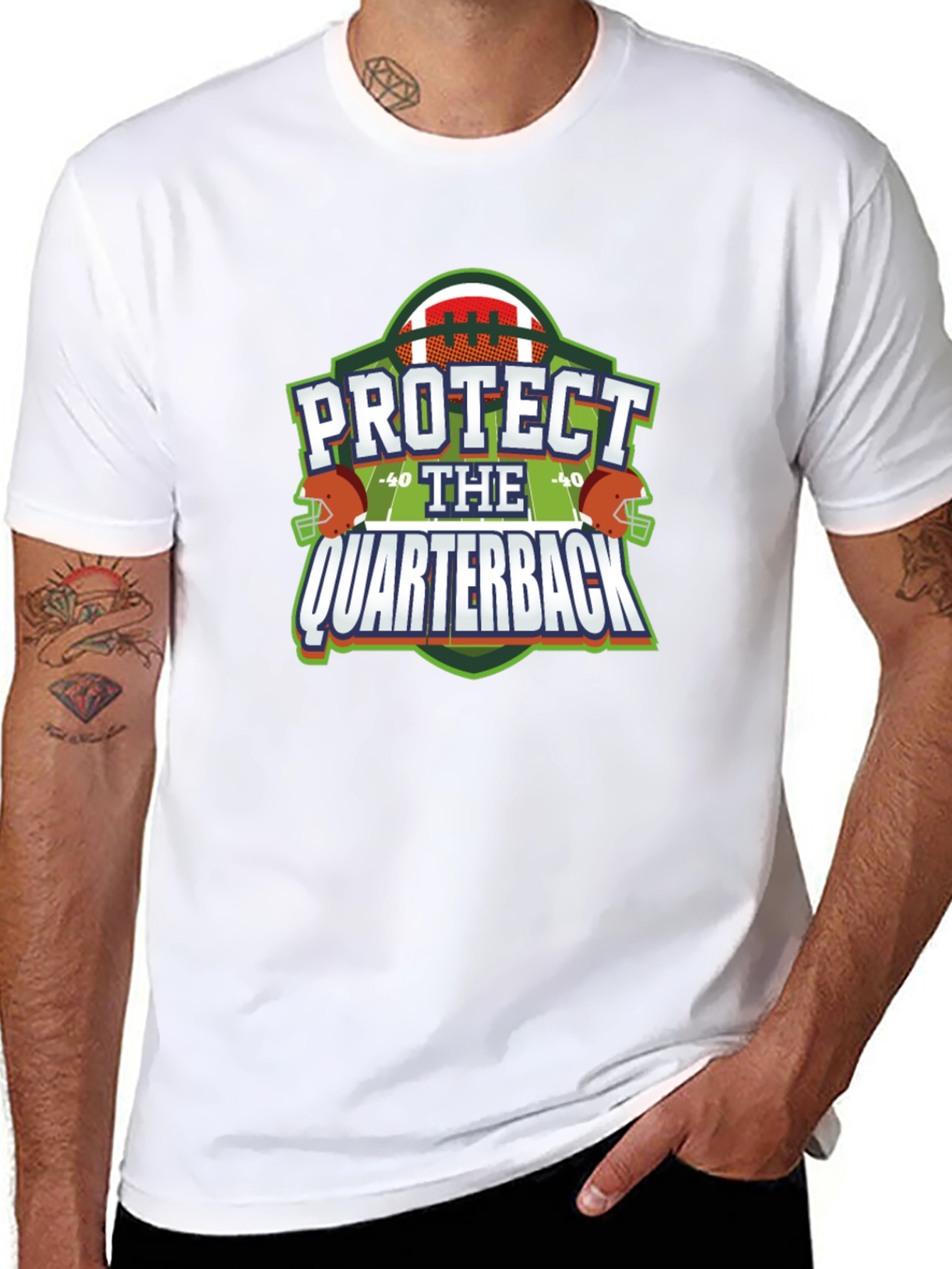 Protect the Quarterback Football T-Shirt