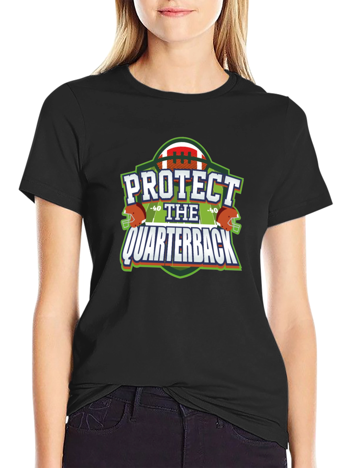 Protect the Quarterback Football T-Shirt