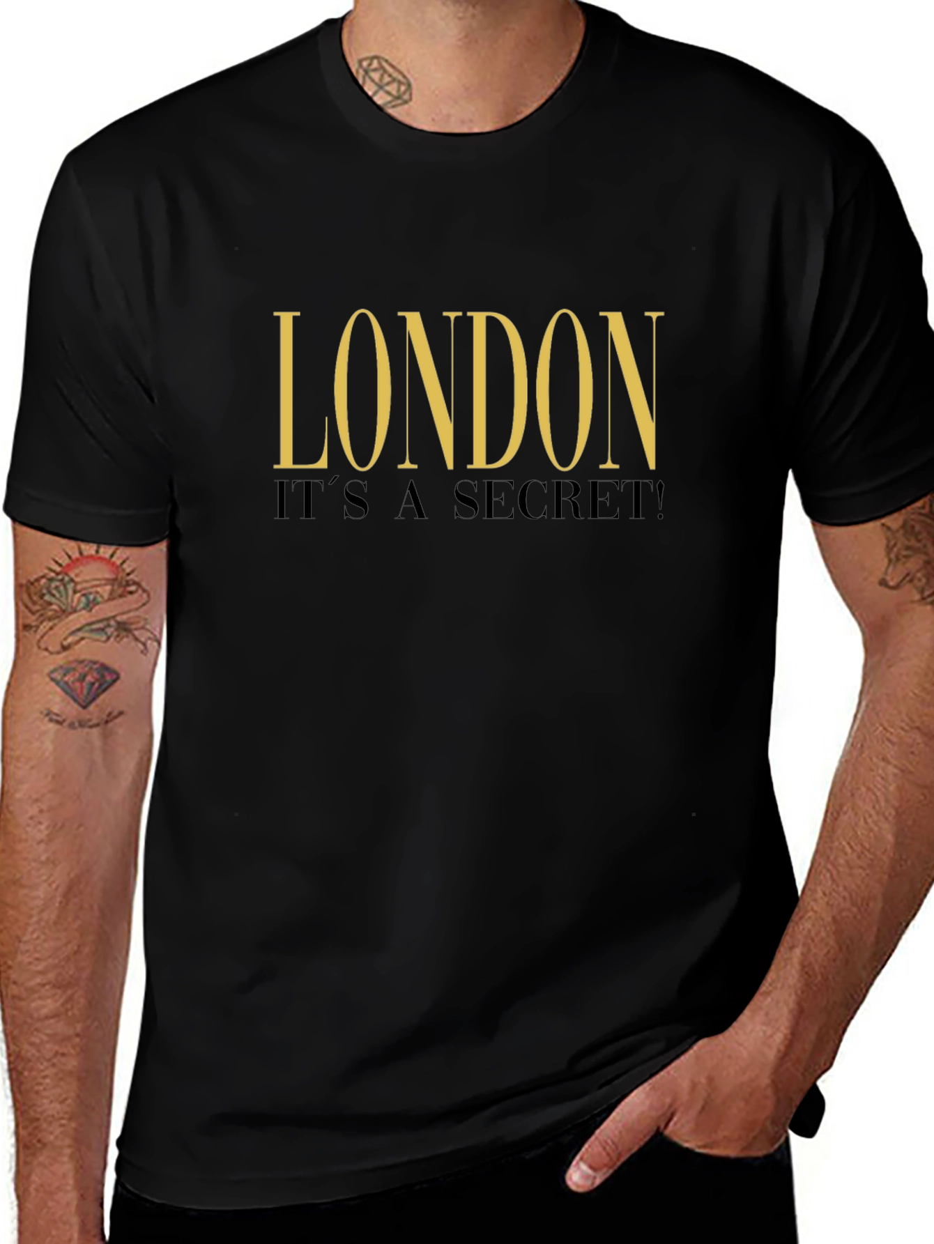 London Its A Secret! Graphic Tee