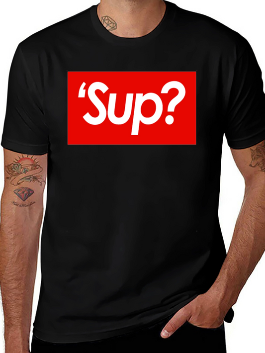 Sup? Graphic T-Shirt - Bold Red Box Logo