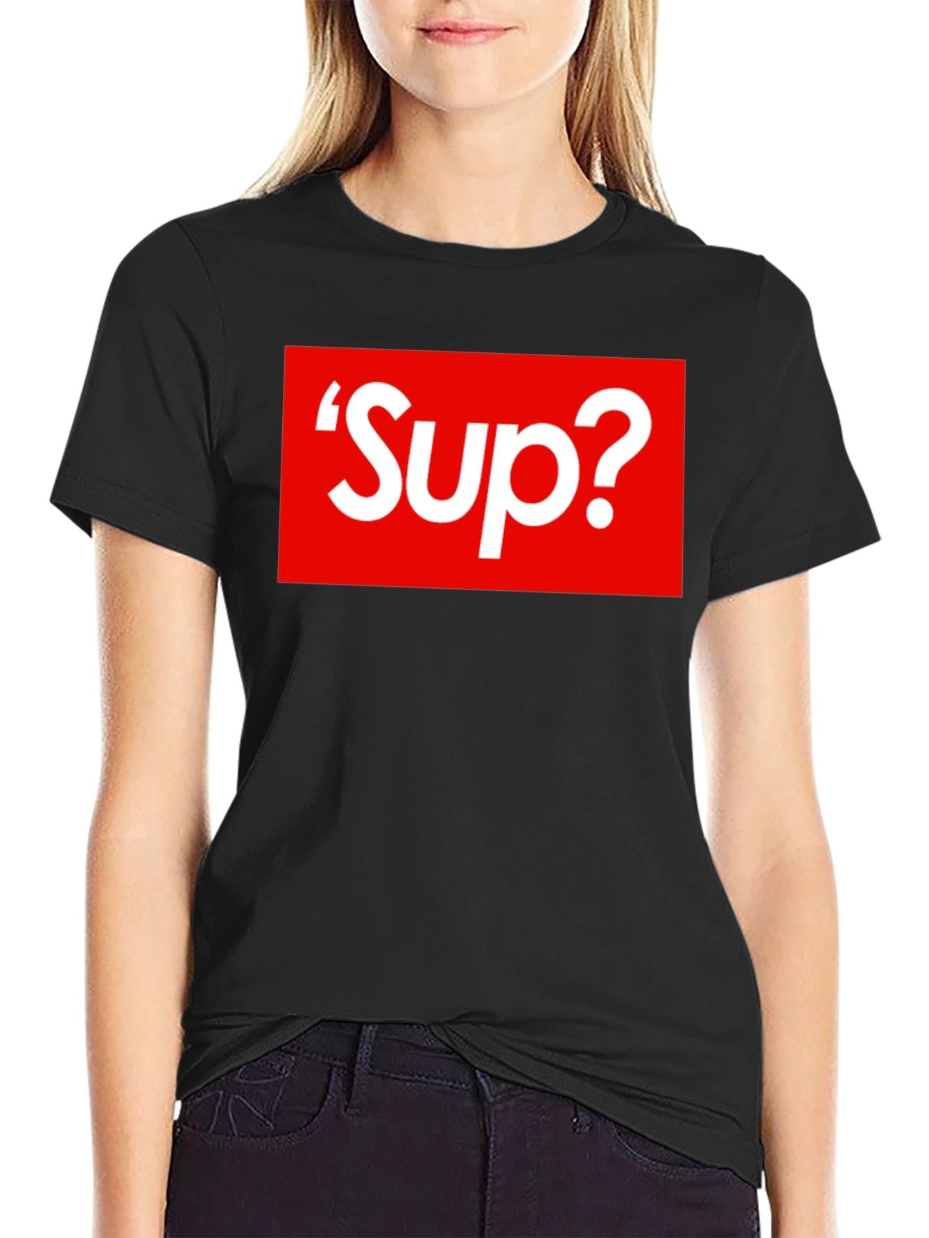 Sup? Graphic T-Shirt - Bold Red Box Logo