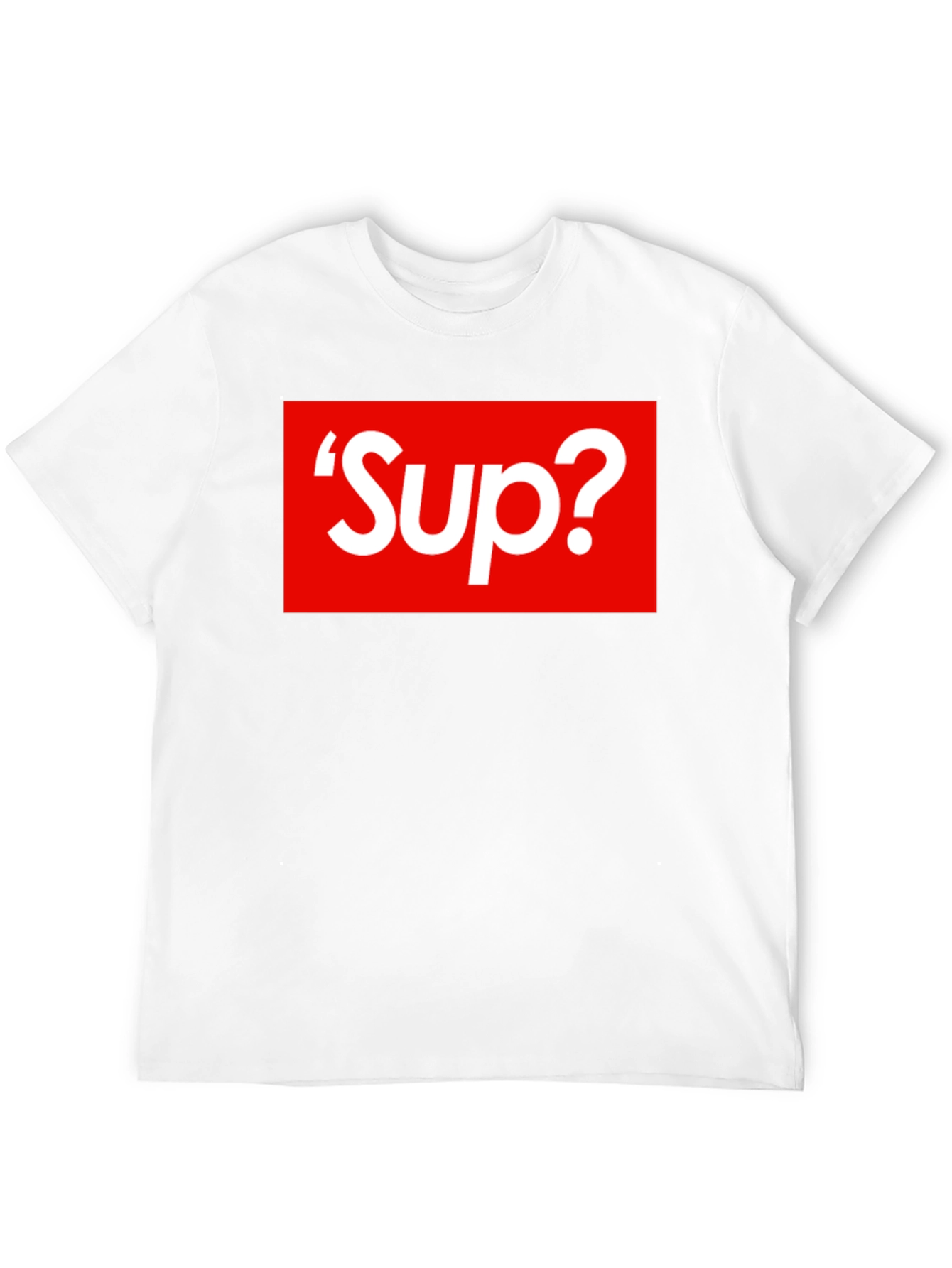 Sup? Graphic T-Shirt - Bold Red Box Logo
