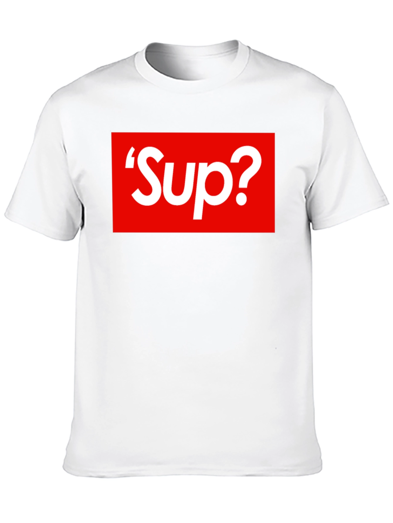 Sup? Graphic T-Shirt - Bold Red Box Logo
