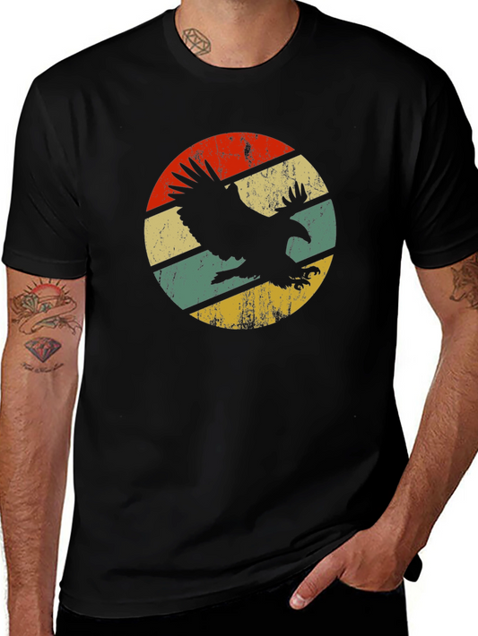 Retro Eagle T-Shirt - Vintage Style Bird Graphic Tee
