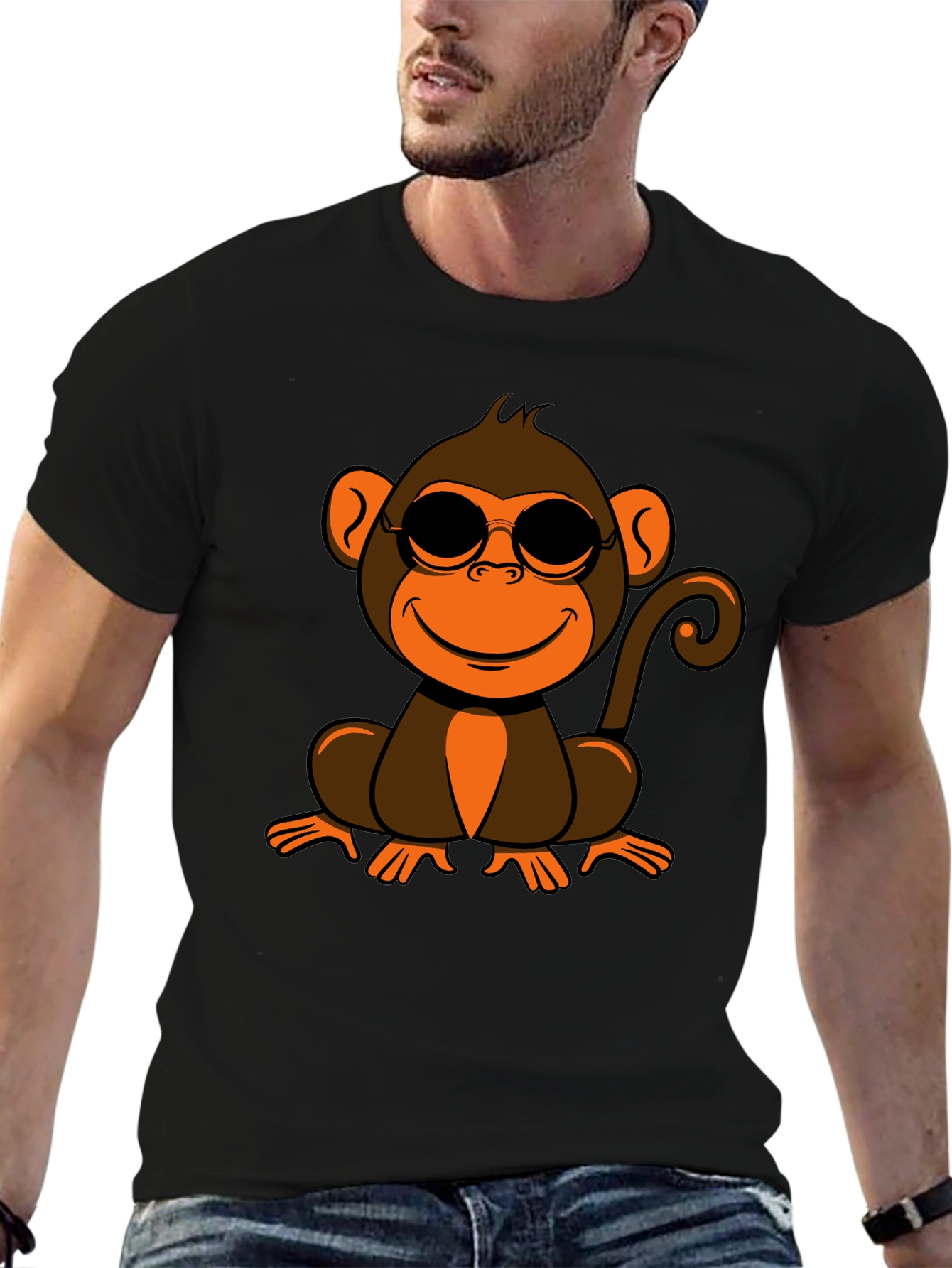 Cool Monkey Graphic Tee - Casual Comfort
