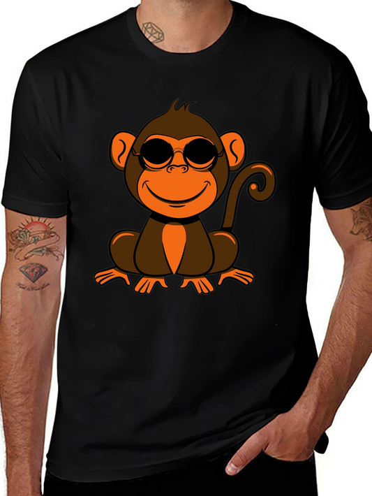 Cool Monkey Graphic Tee - Casual Comfort