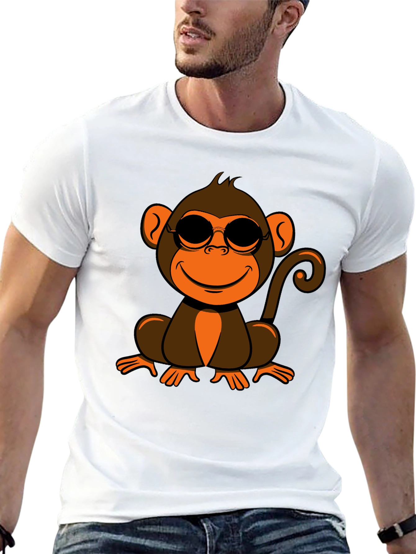 Cool Monkey Graphic Tee - Casual Comfort