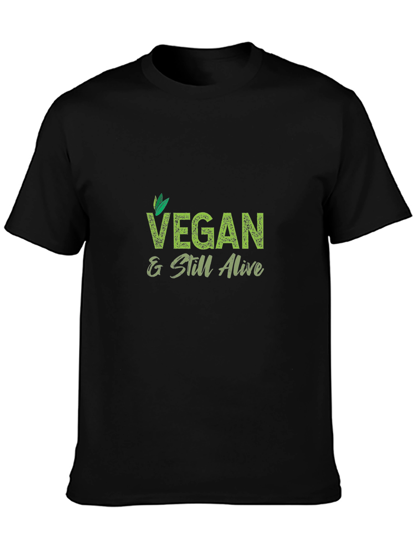 Vegan & Still Alive Black T-Shirt