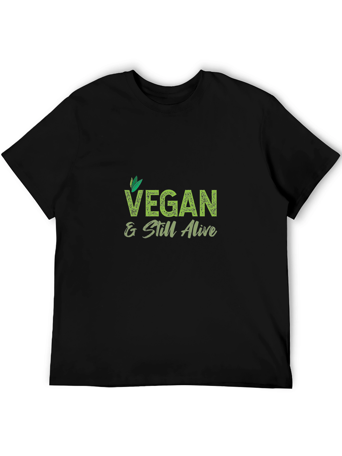 Vegan & Still Alive Black T-Shirt