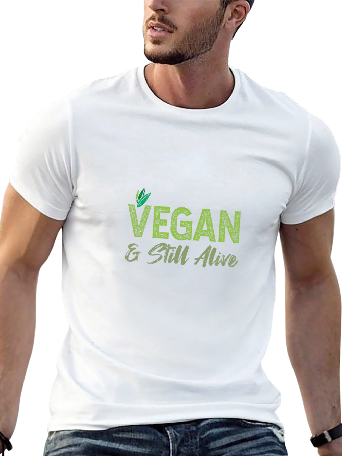 Vegan & Still Alive Black T-Shirt