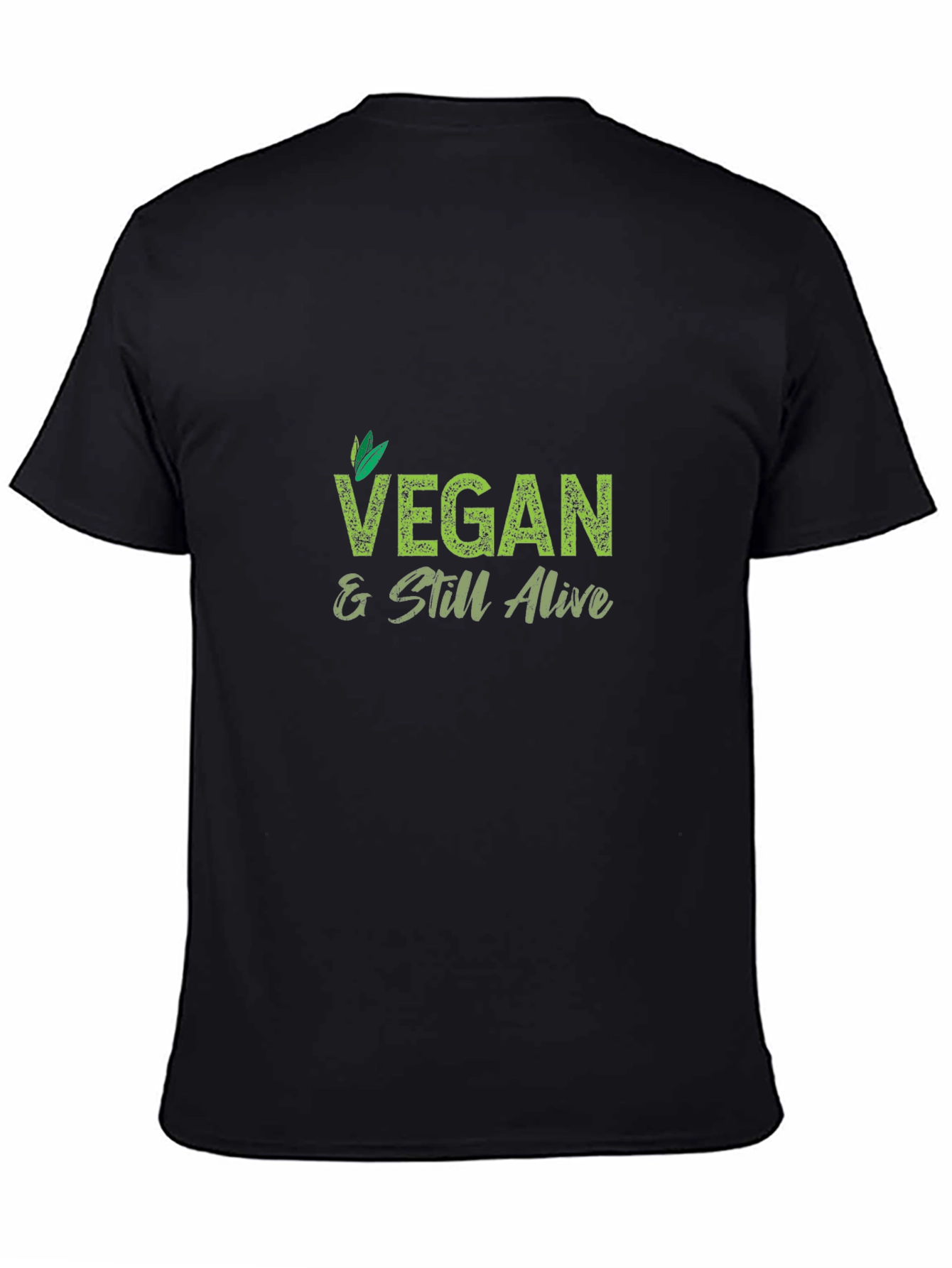Vegan & Still Alive Black T-Shirt