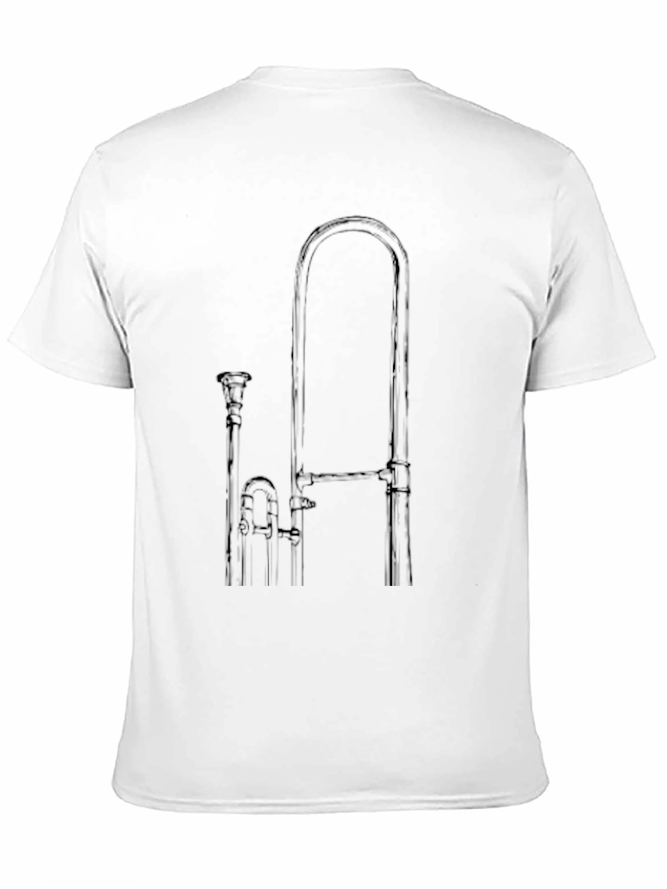 Trombone Graphic Black T-Shirt