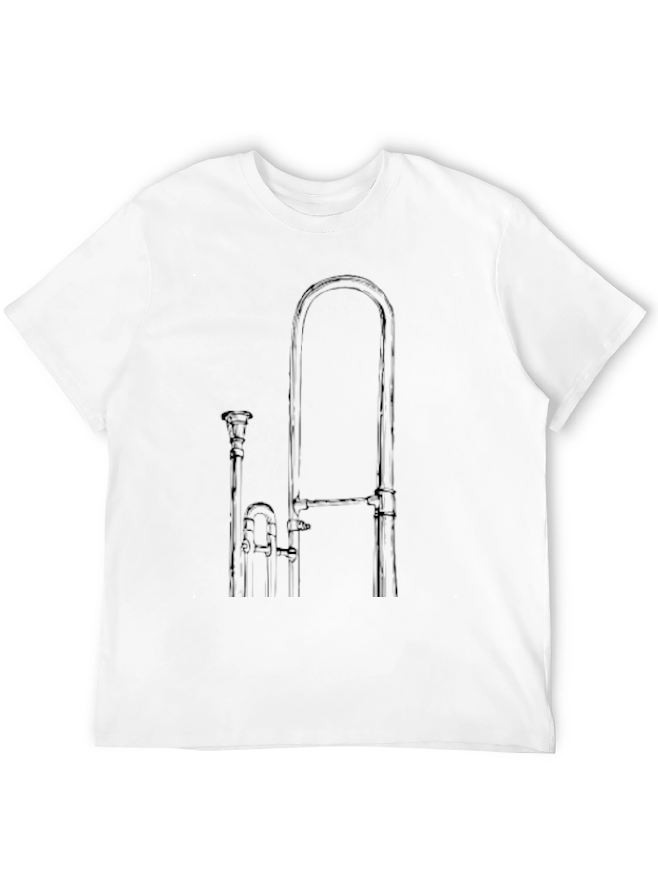 Trombone Graphic Black T-Shirt