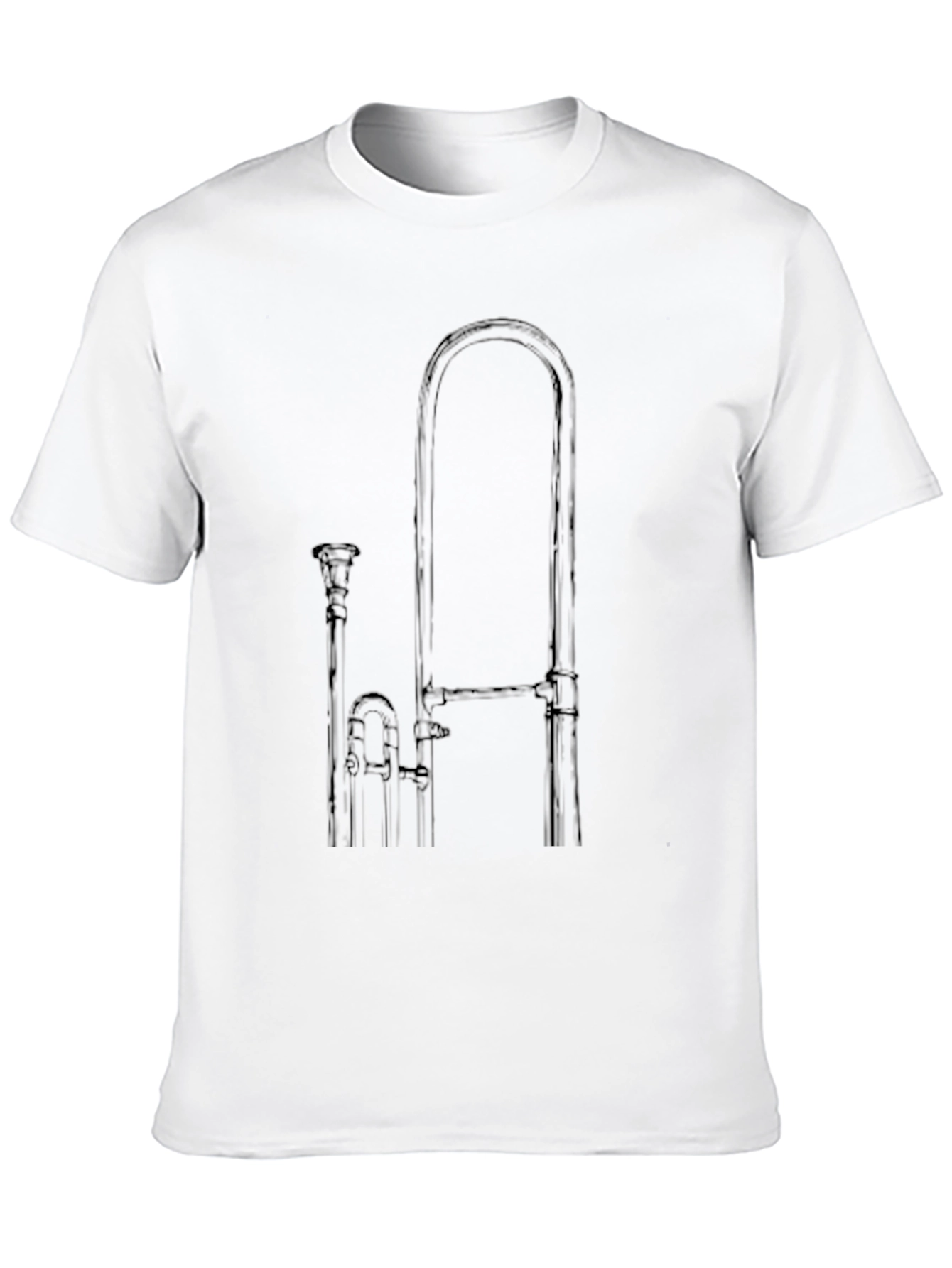 Trombone Graphic Black T-Shirt