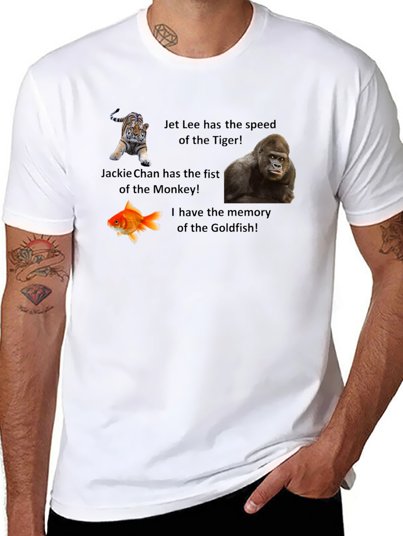 Funny Animal & Action Star T-Shirt