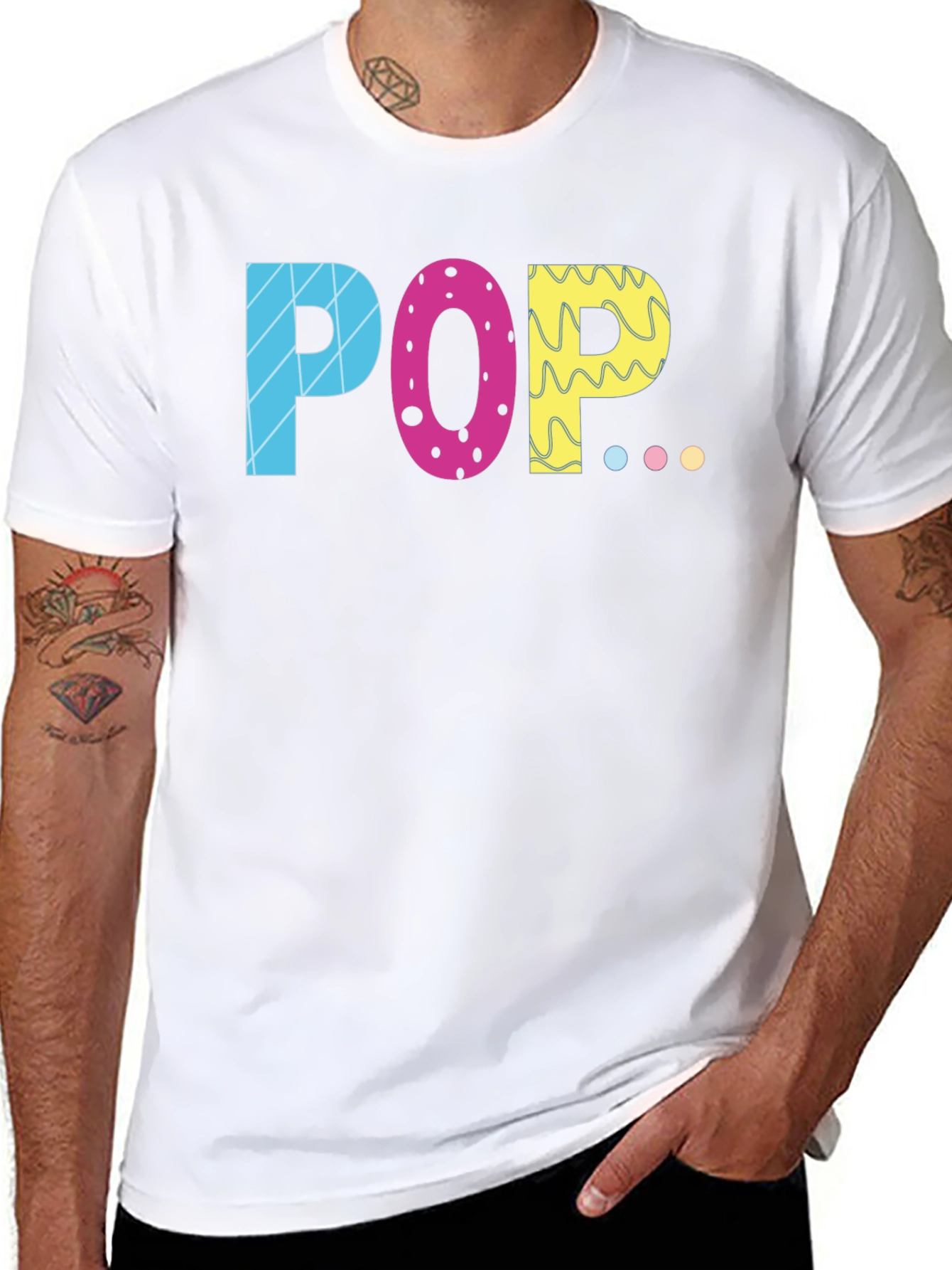 Pop Graphic Tee - Funky Retro Print