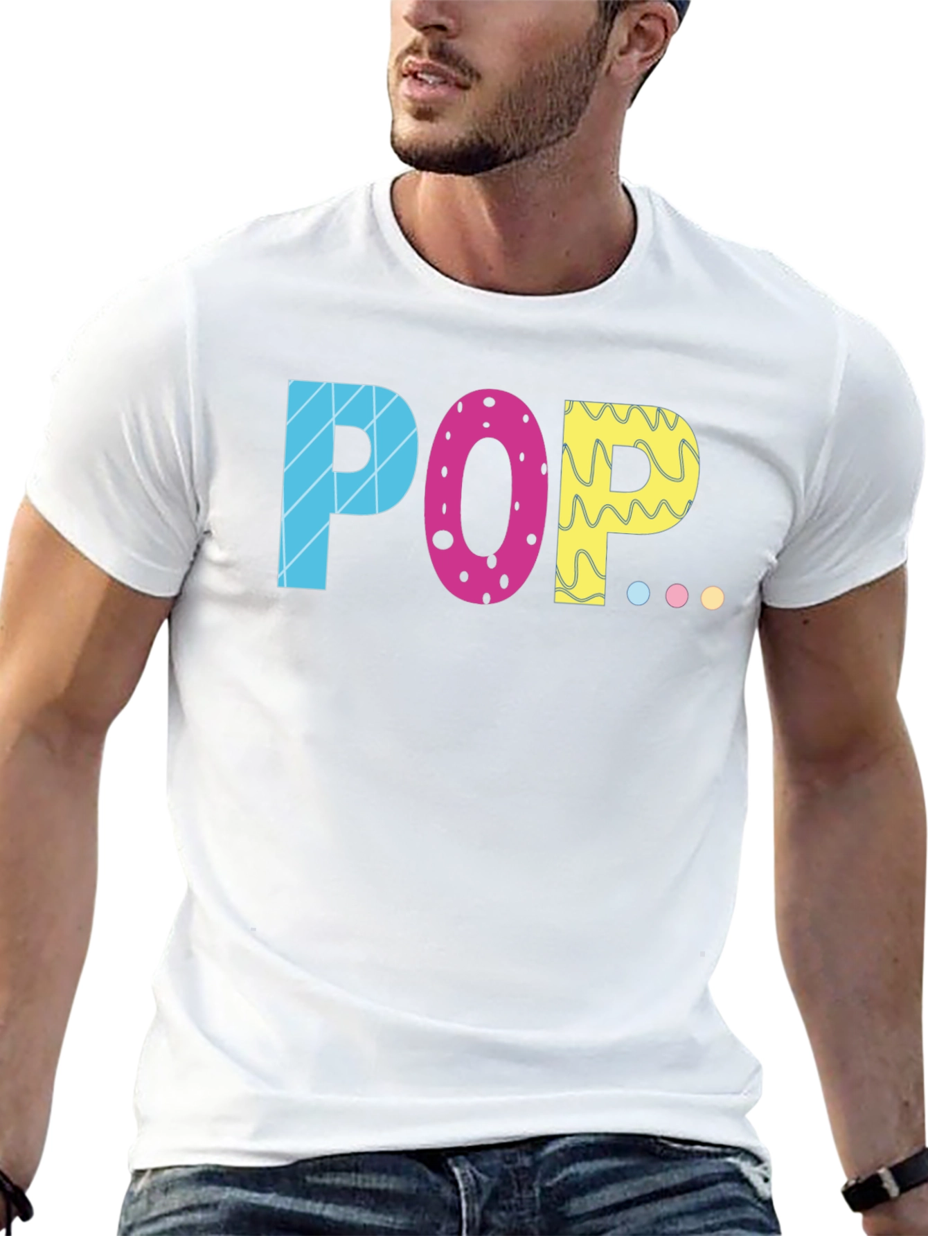 Pop Graphic Tee - Funky Retro Print