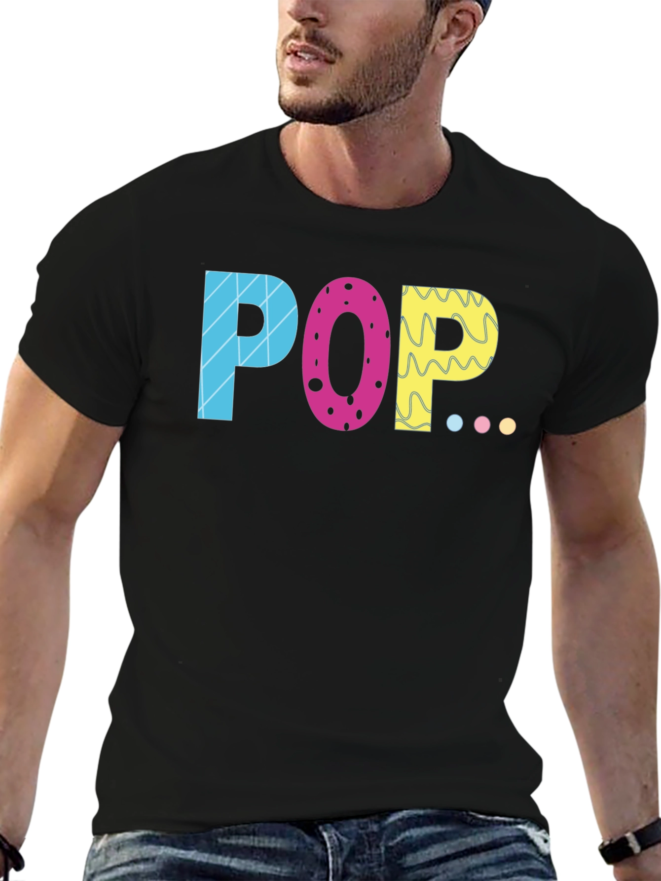 Pop Graphic Tee - Funky Retro Print