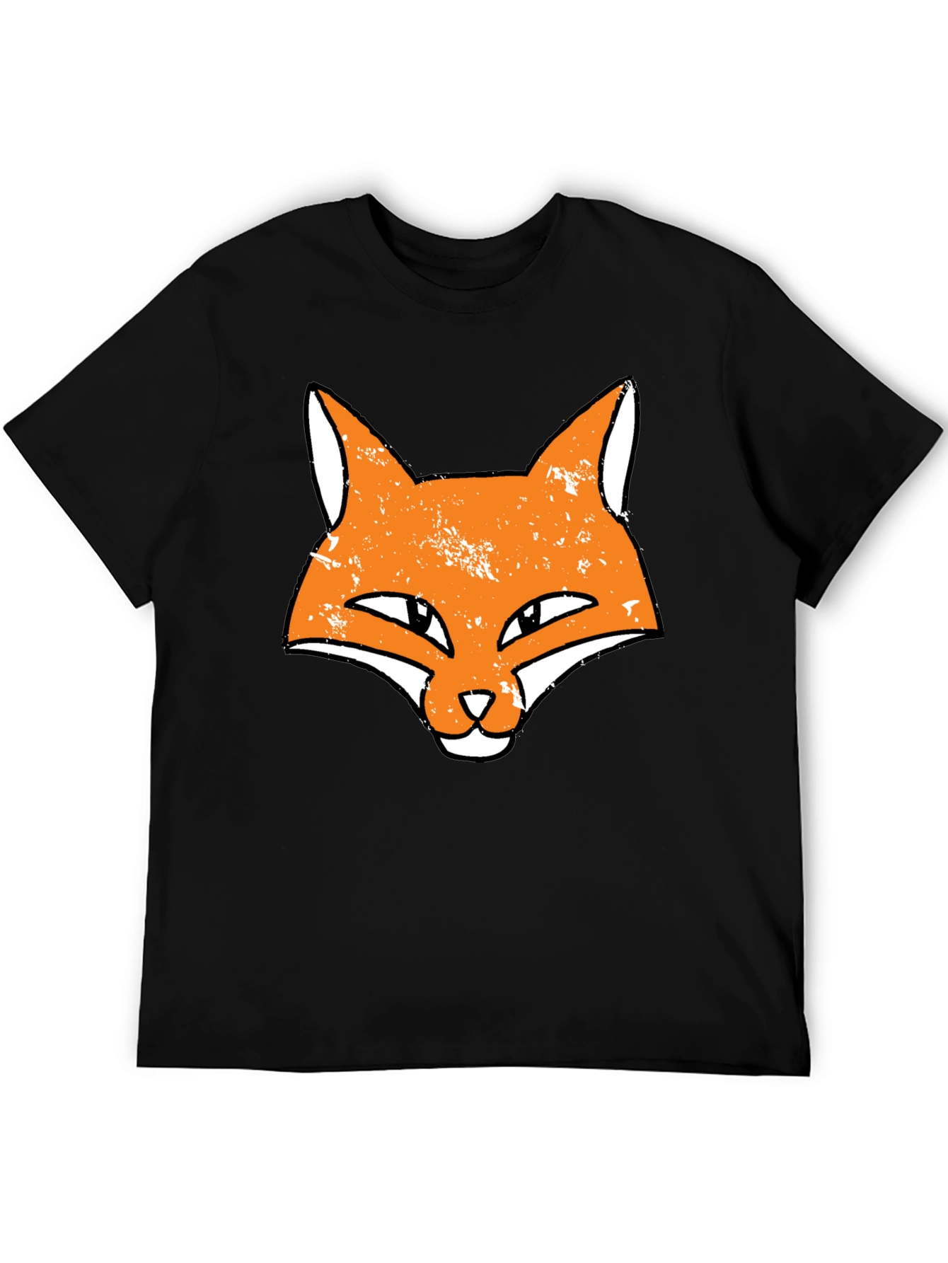 Fox Head Graphic Black T-Shirt