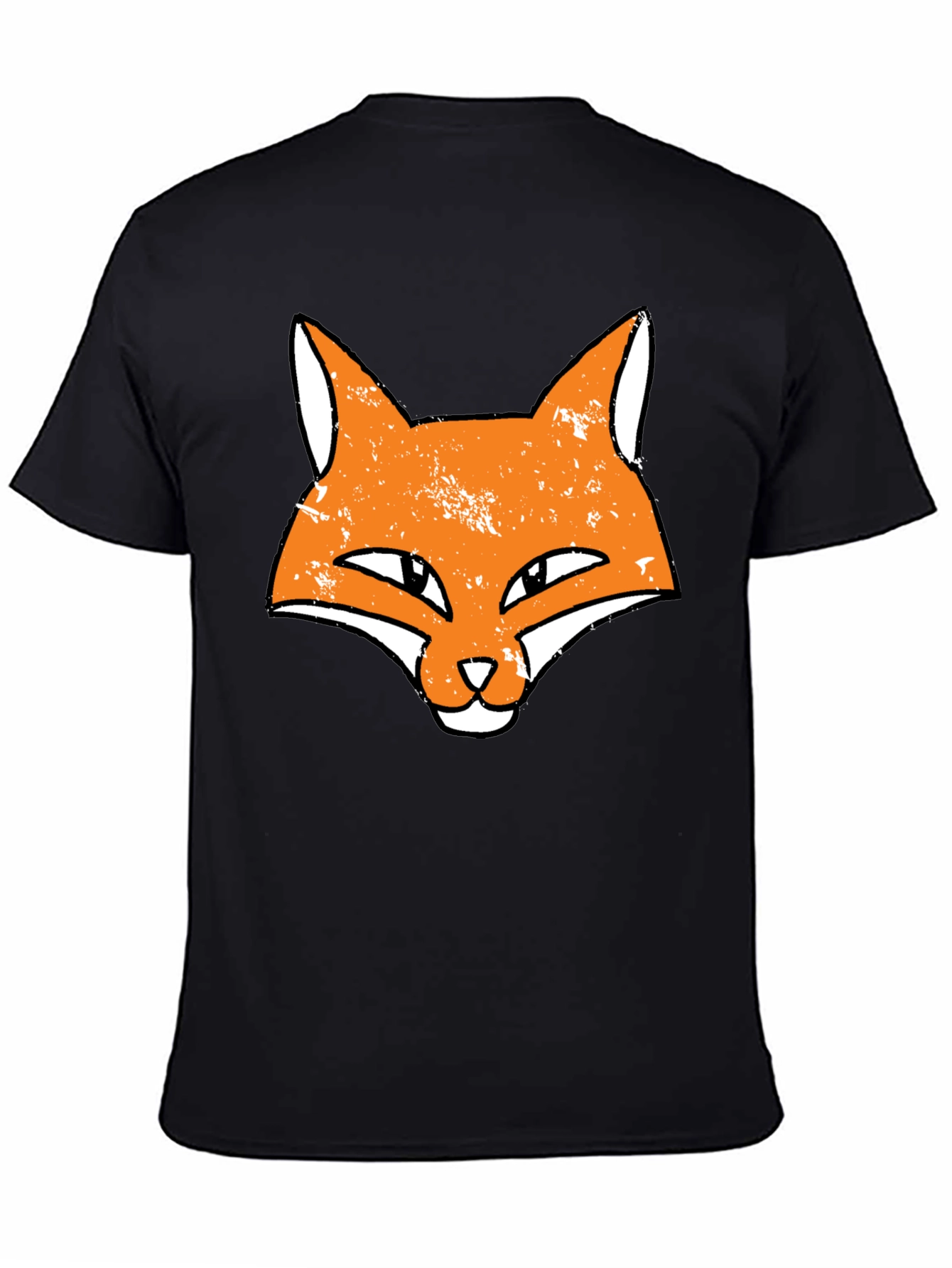 Fox Head Graphic Black T-Shirt