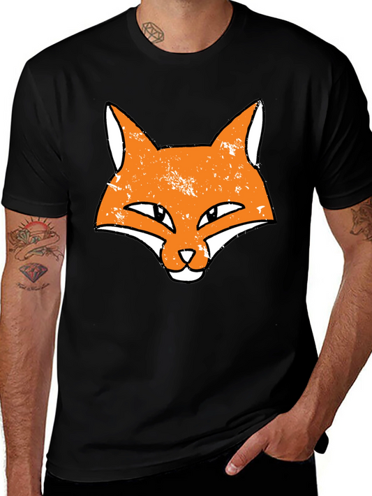 Fox Head Graphic Black T-Shirt