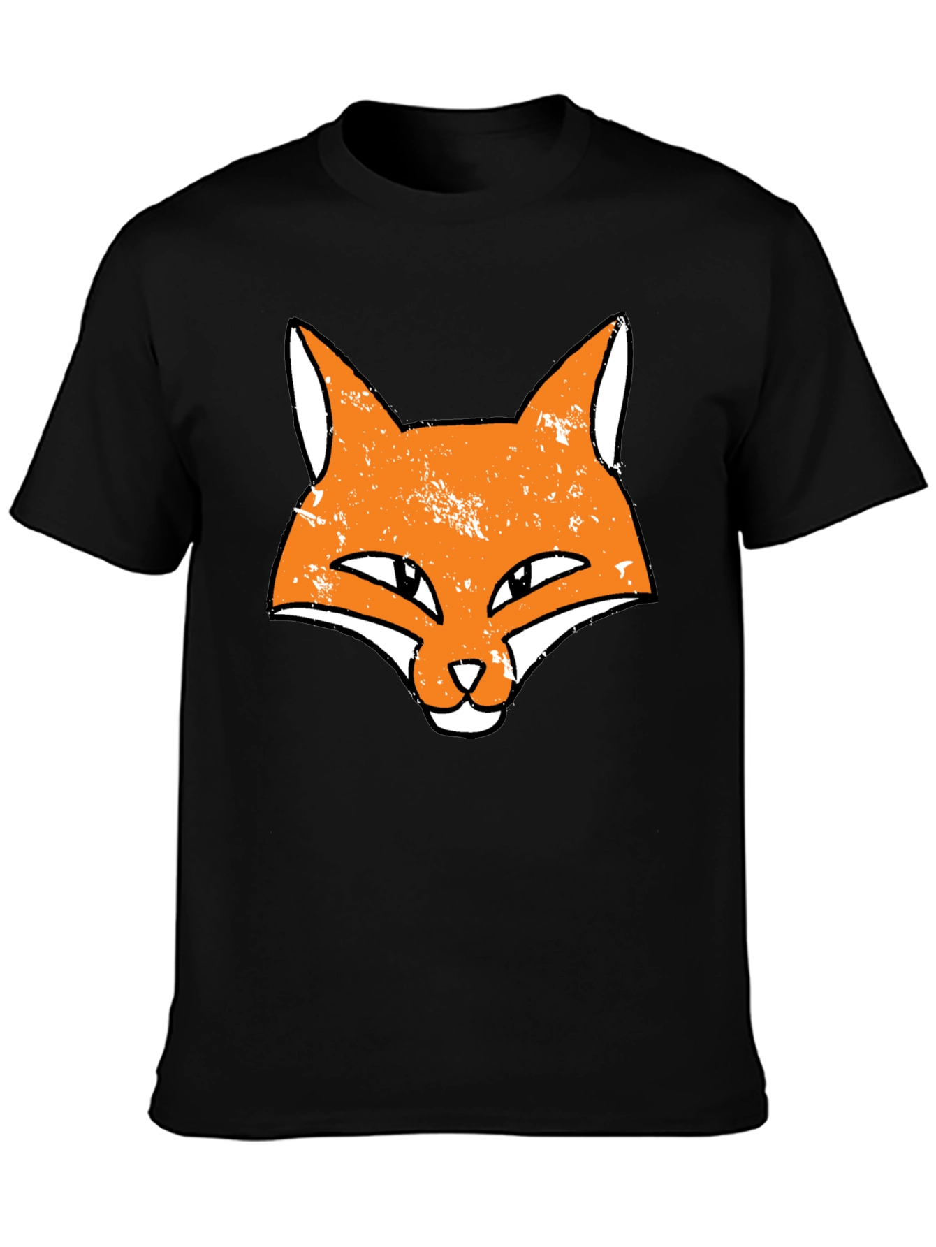 Fox Head Graphic Black T-Shirt