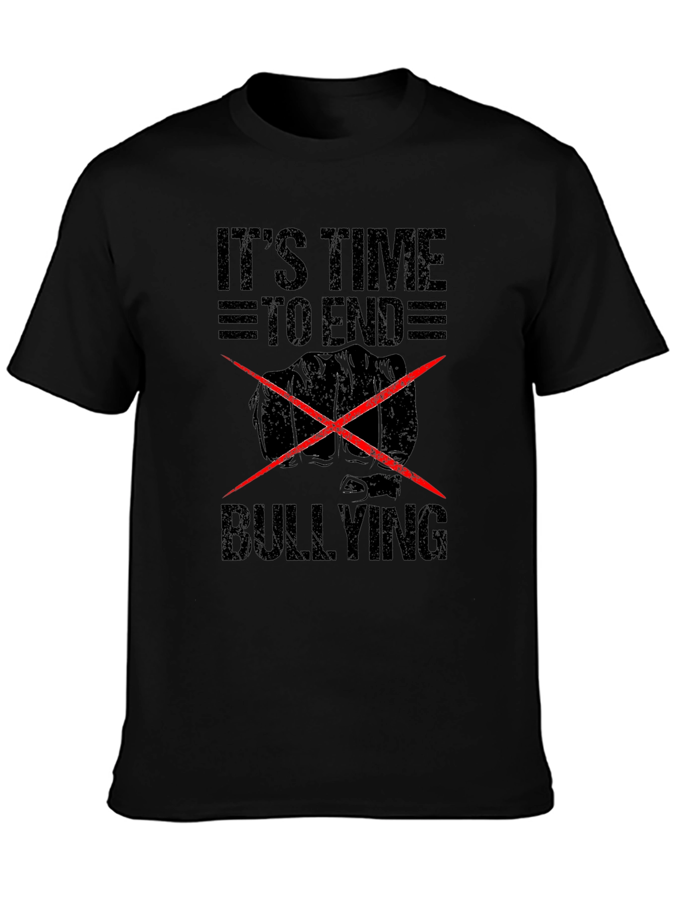 End Bullying T-Shirt - Black Graphic Tee
