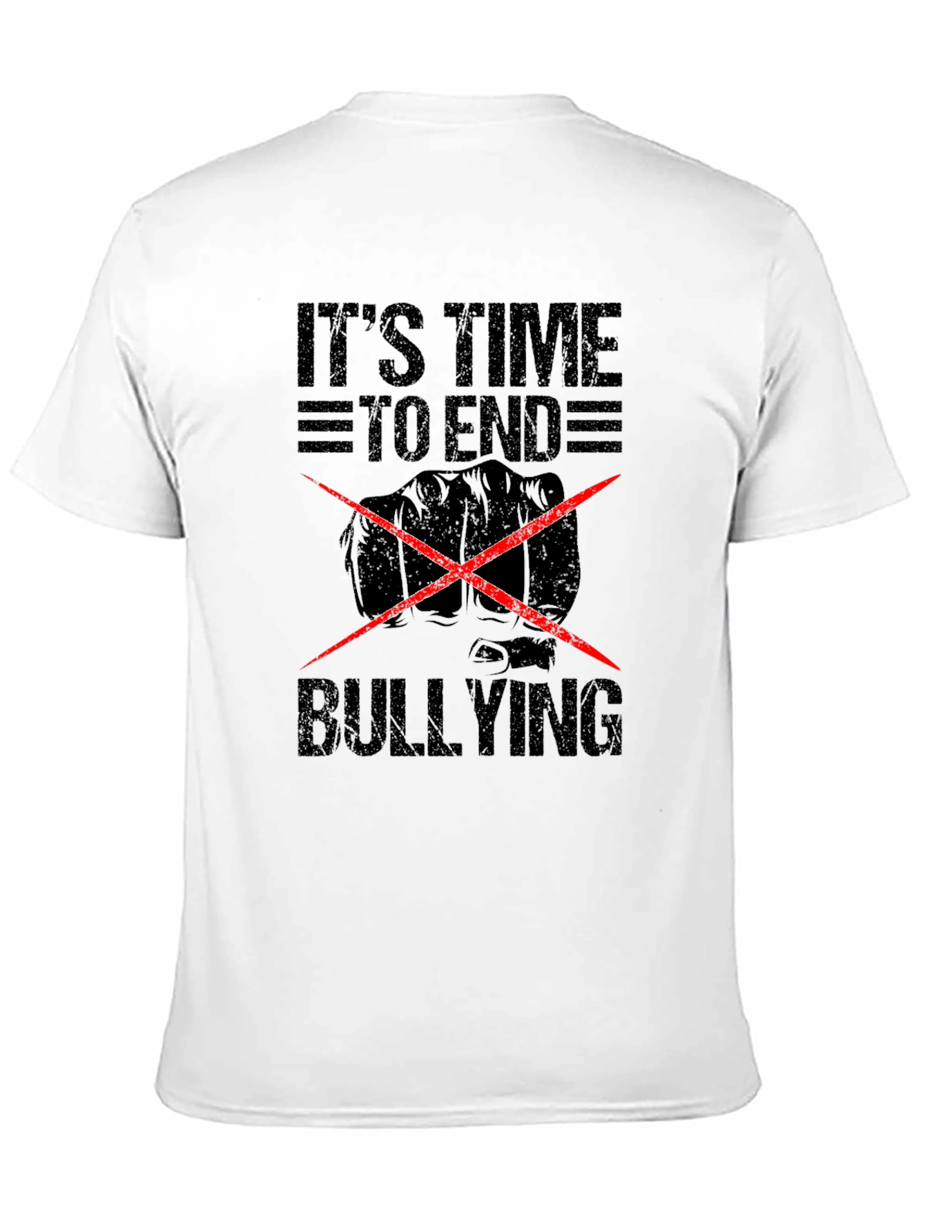 End Bullying T-Shirt - Black Graphic Tee