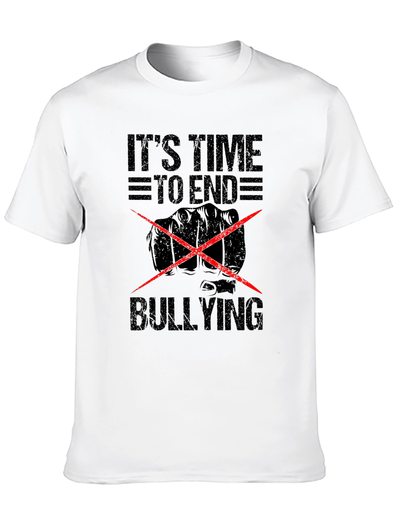 End Bullying T-Shirt - Black Graphic Tee