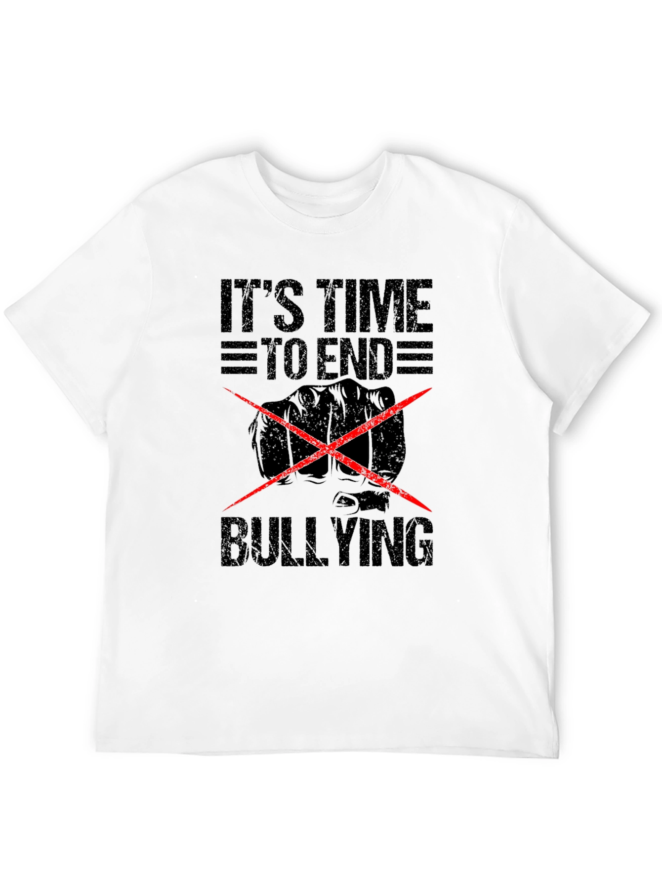 End Bullying T-Shirt - Black Graphic Tee