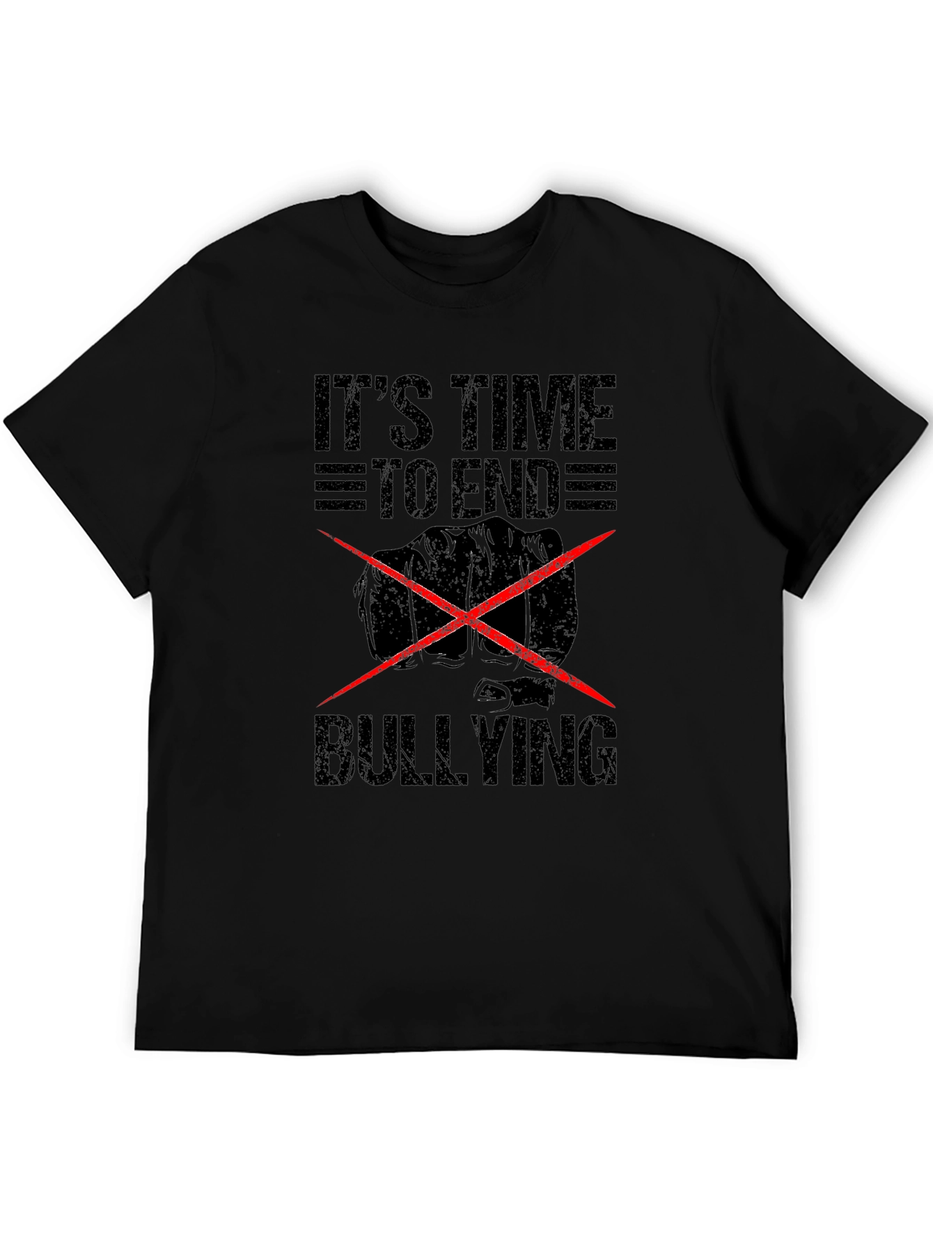 End Bullying T-Shirt - Black Graphic Tee