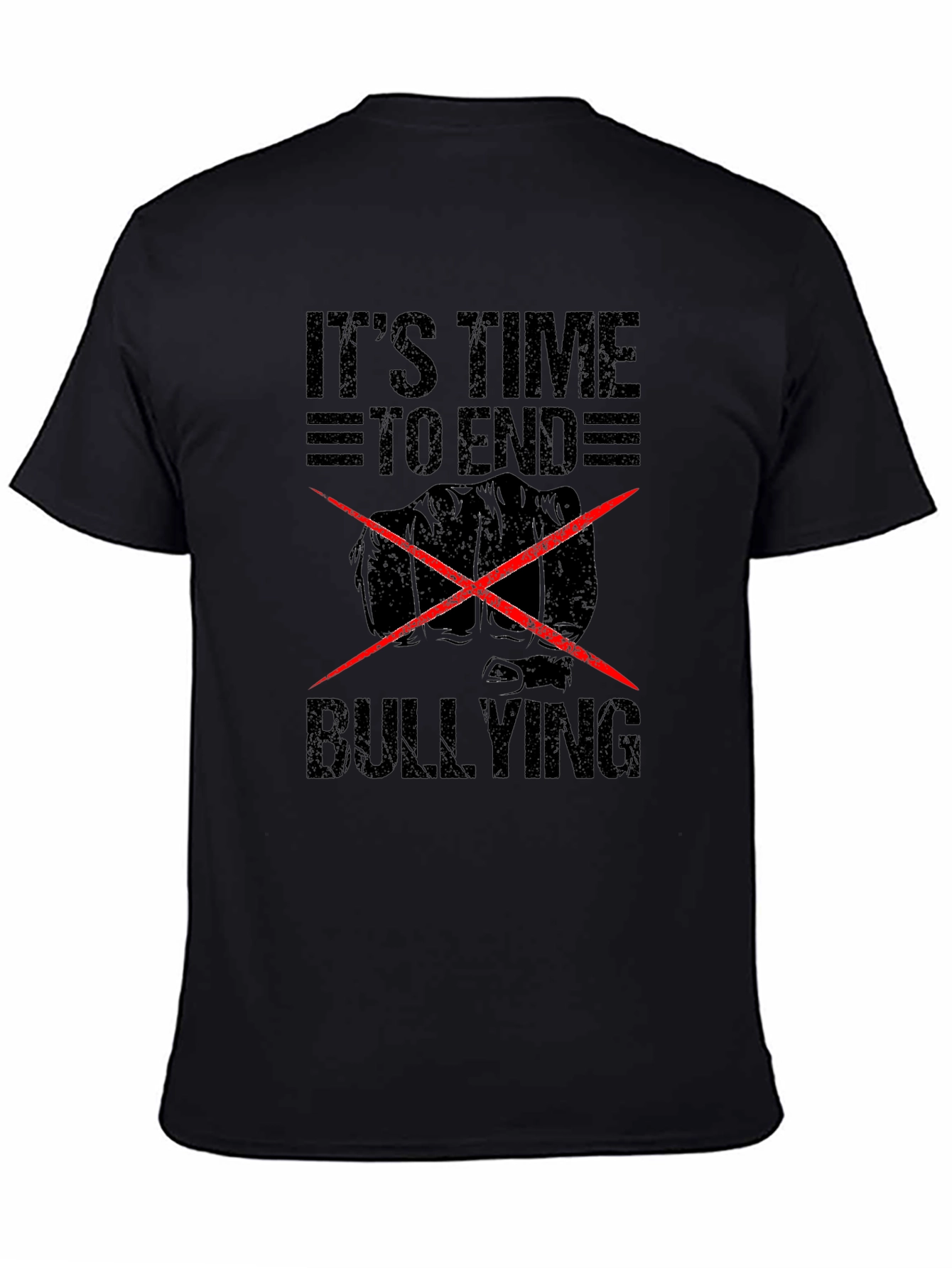 End Bullying T-Shirt - Black Graphic Tee