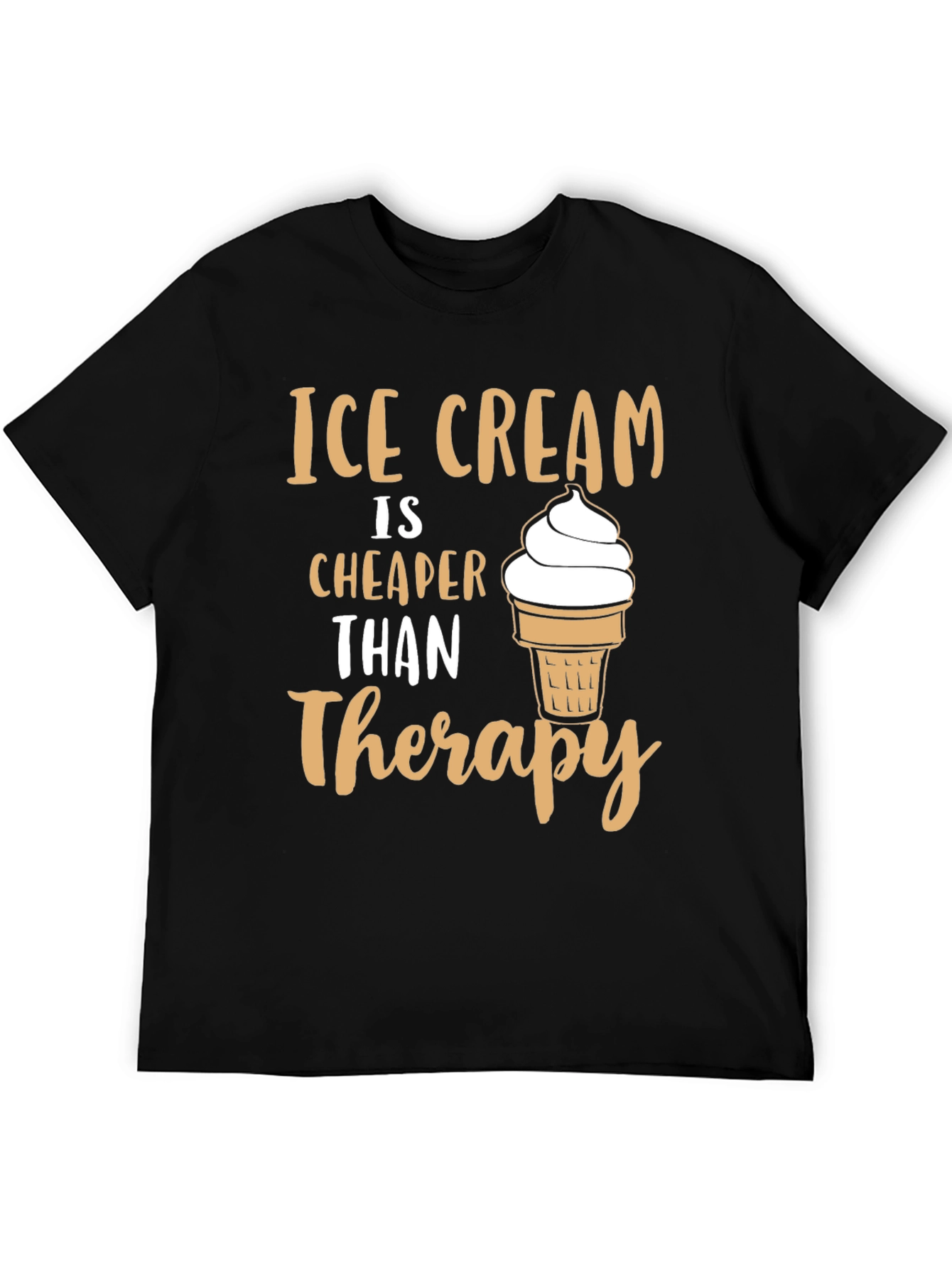 Ice Cream Therapy T-Shirt - Funny Graphic Tee
