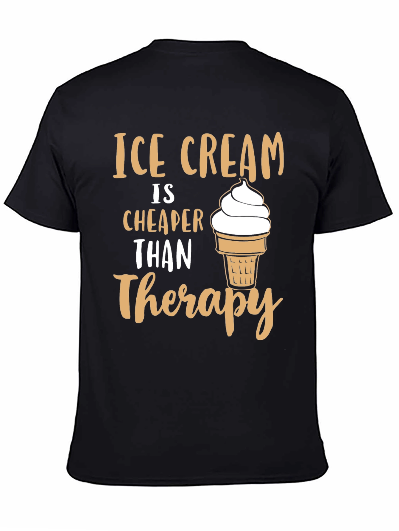 Ice Cream Therapy T-Shirt - Funny Graphic Tee