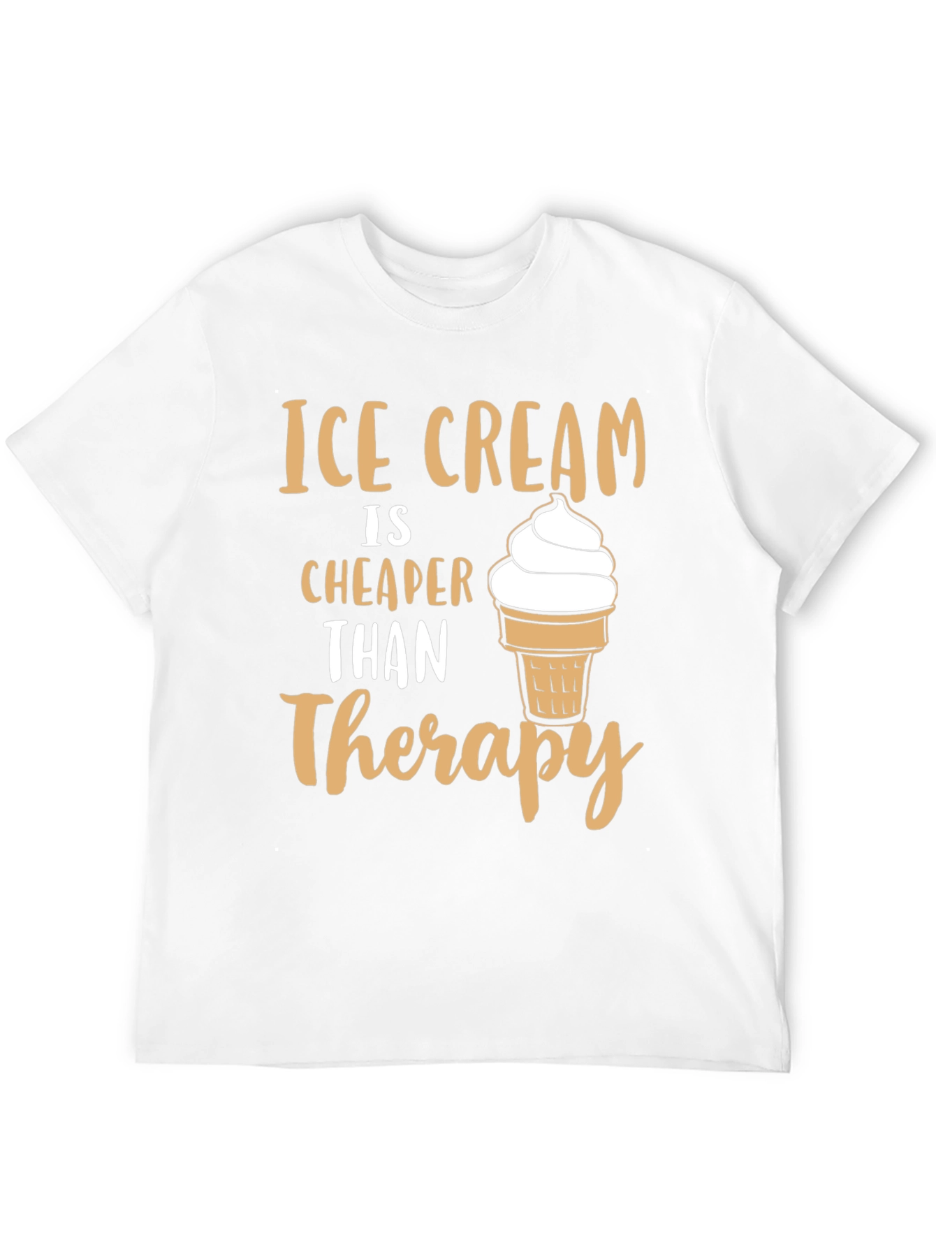 Ice Cream Therapy T-Shirt - Funny Graphic Tee
