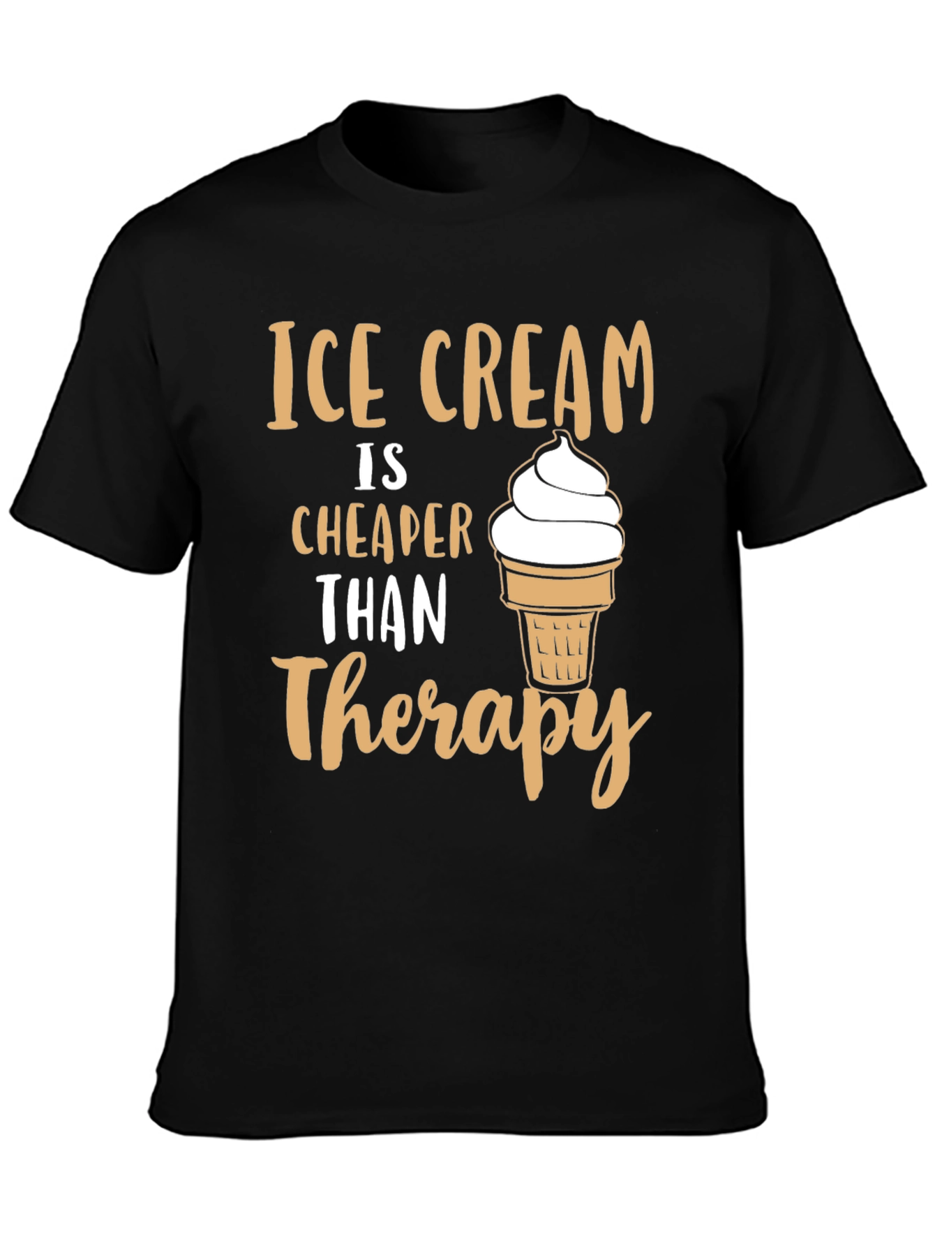 Ice Cream Therapy T-Shirt - Funny Graphic Tee
