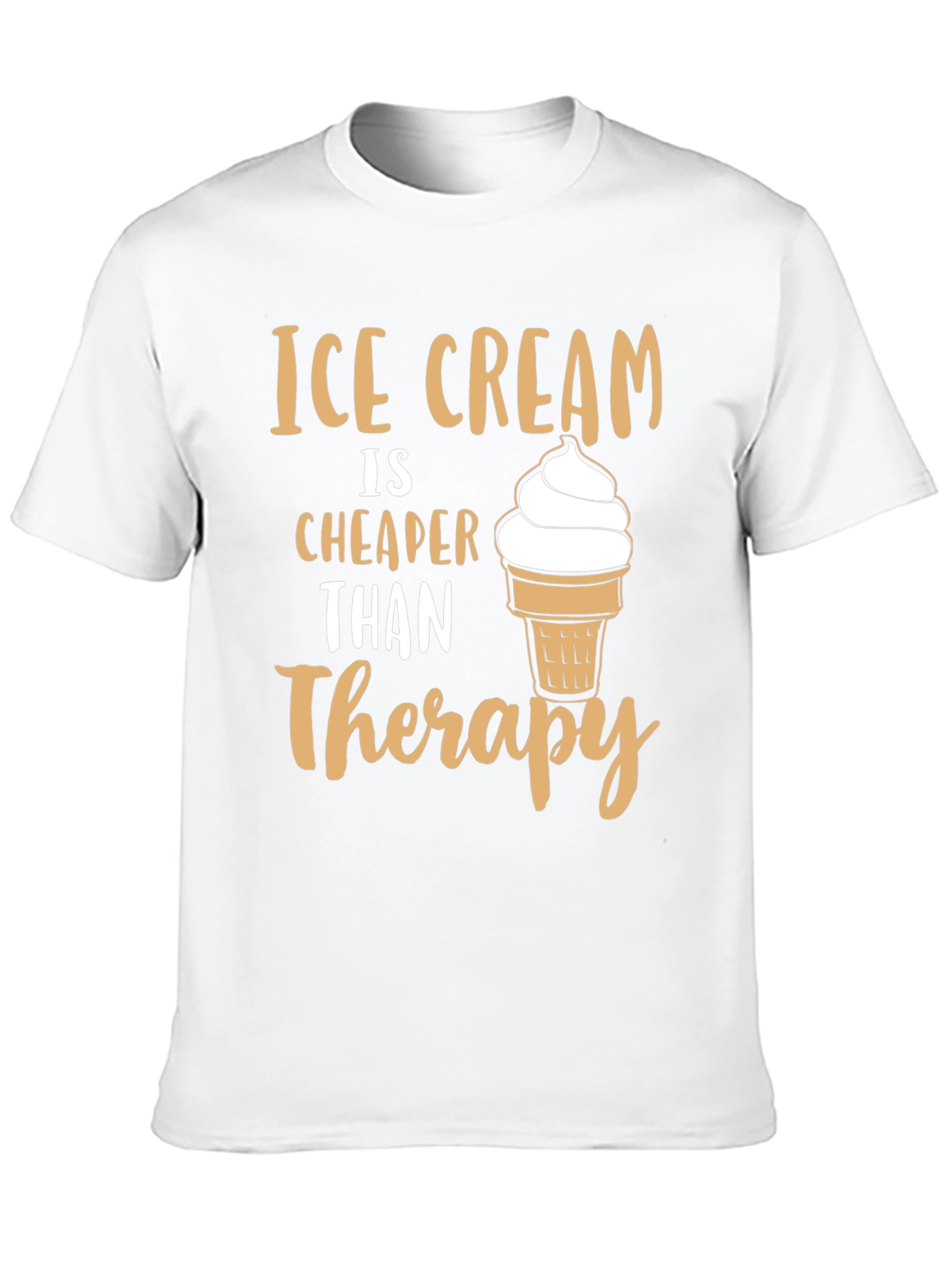 Ice Cream Therapy T-Shirt - Funny Graphic Tee