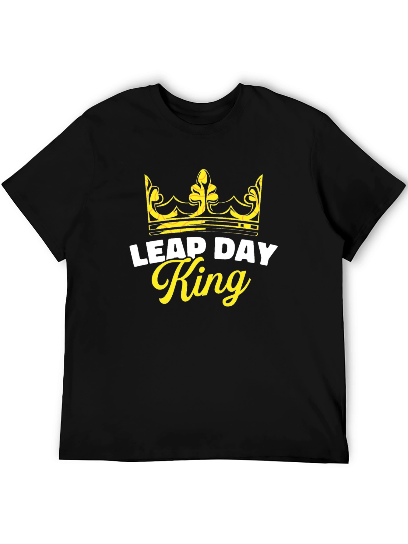 Leap Day King T-Shirt - Crown Graphic
