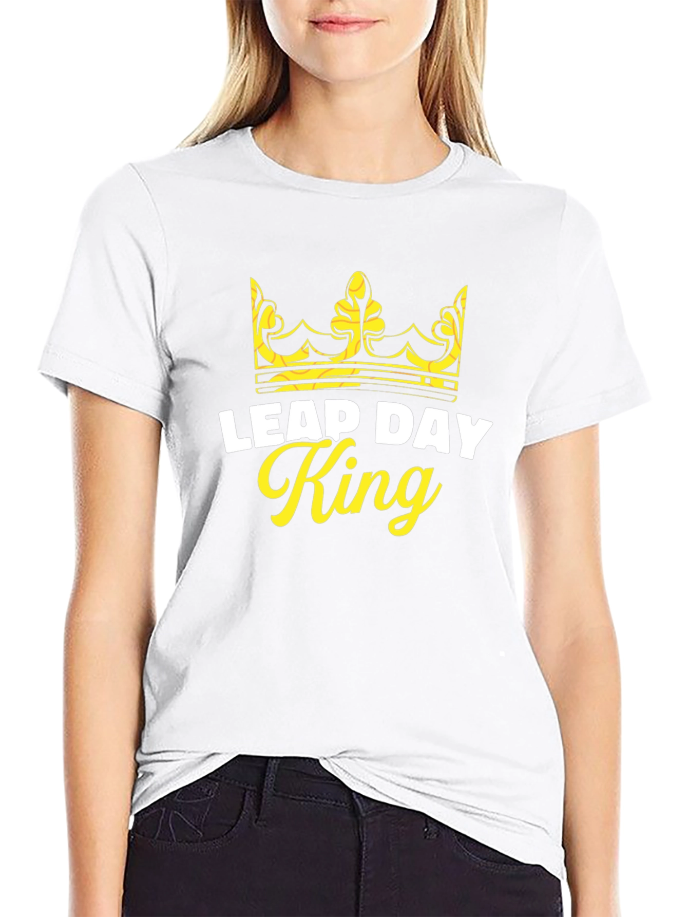 Leap Day King T-Shirt - Crown Graphic